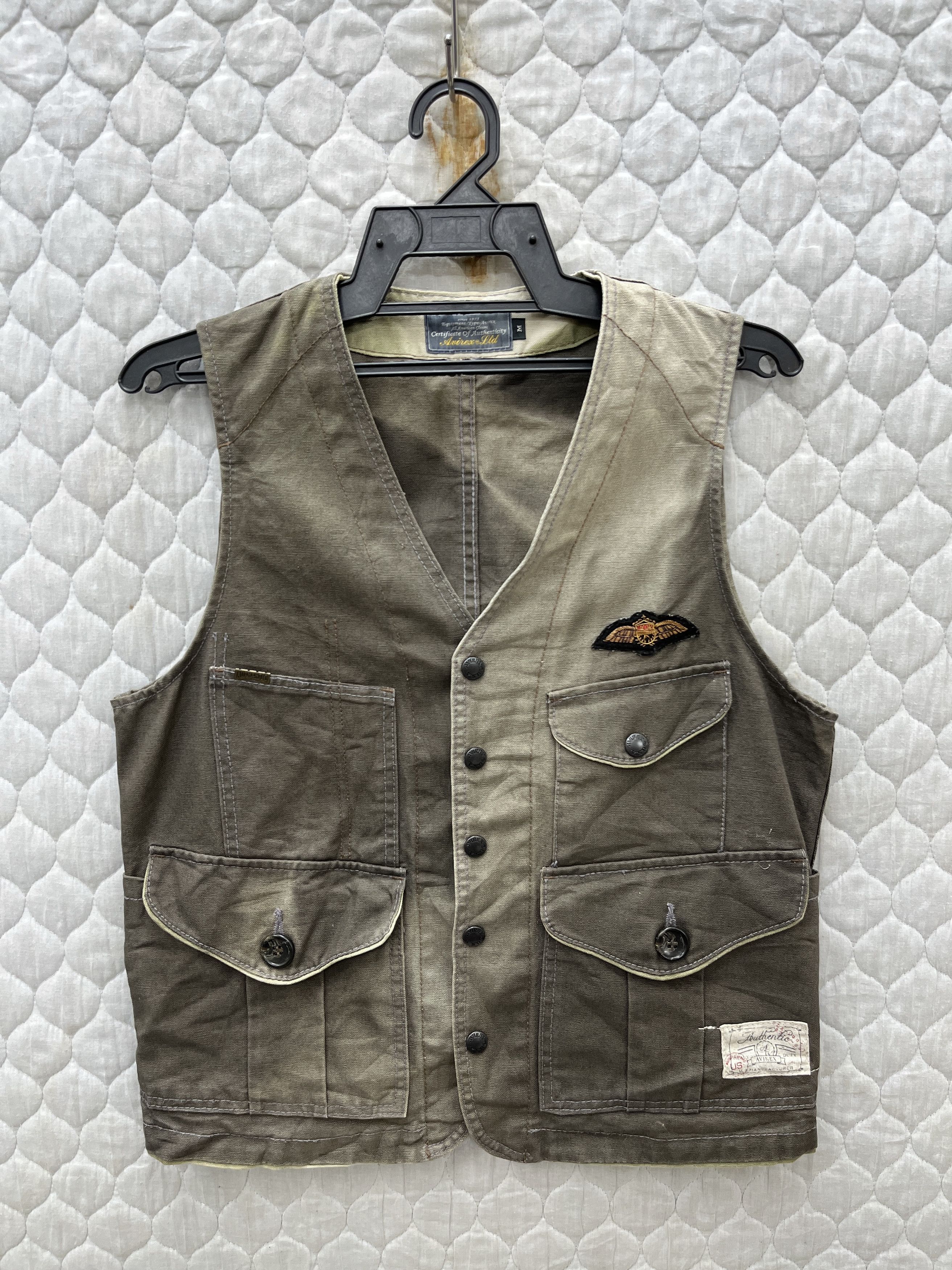 Avirex 🔥🔥🔥STEALS AVIREX SUN FADED VEST Size US M / EU 48-50 / 2 - 1 Thumbnail