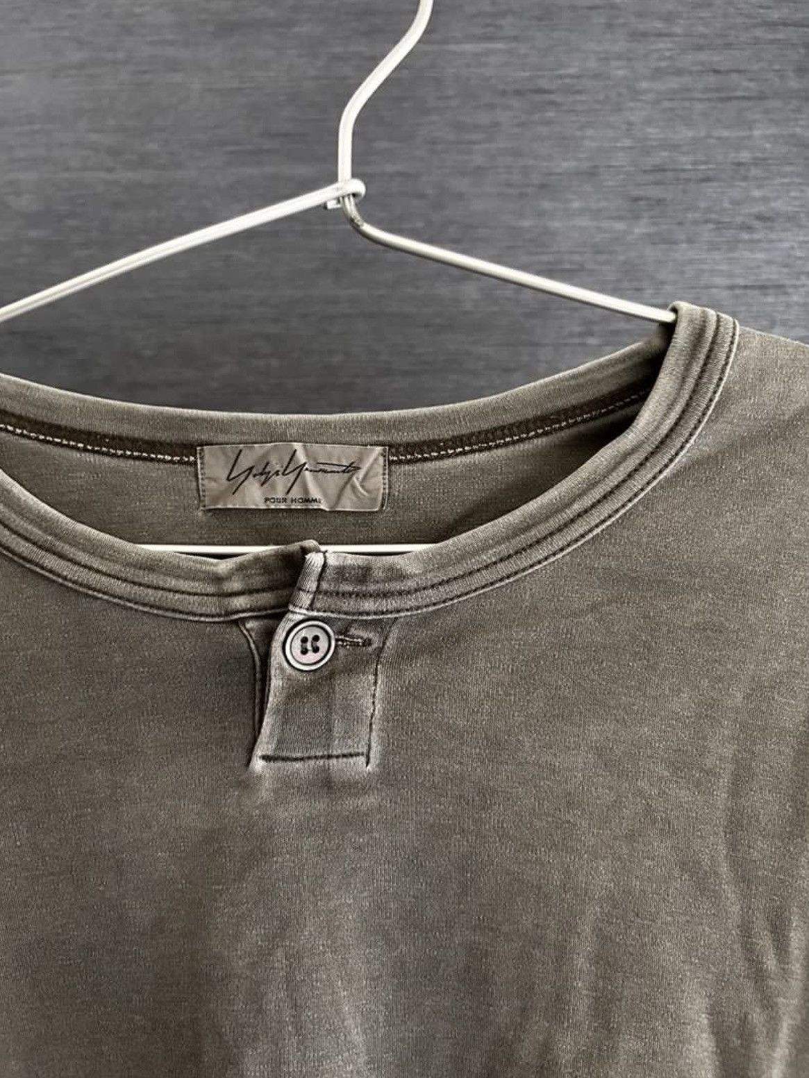 Yohji Yamamoto yohji yamamoto autumn-winter 2006/2007 “f hole” henley Size US L / EU 52-54 / 3 - 2 Thumbnail