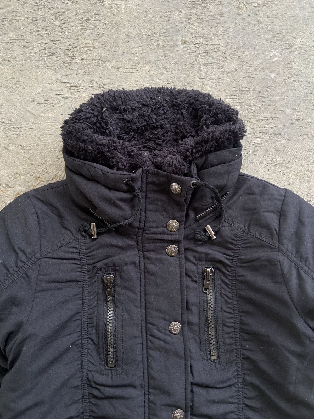 Japanese Brand 2000s Japanese Brand - Vkei Apocalypse Style Trim Fur Jacket Size US L / EU 52-54 / 3 - 3 Thumbnail
