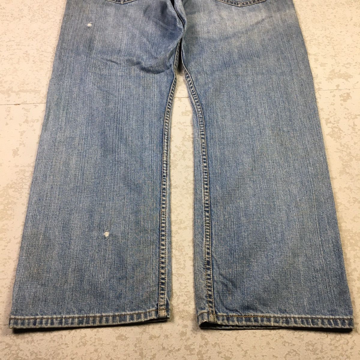 Levi's × Vintage Levis 569 Loose Straight Distress Insane Dirty Jeans Size US 36 / EU 52 - 5 Thumbnail