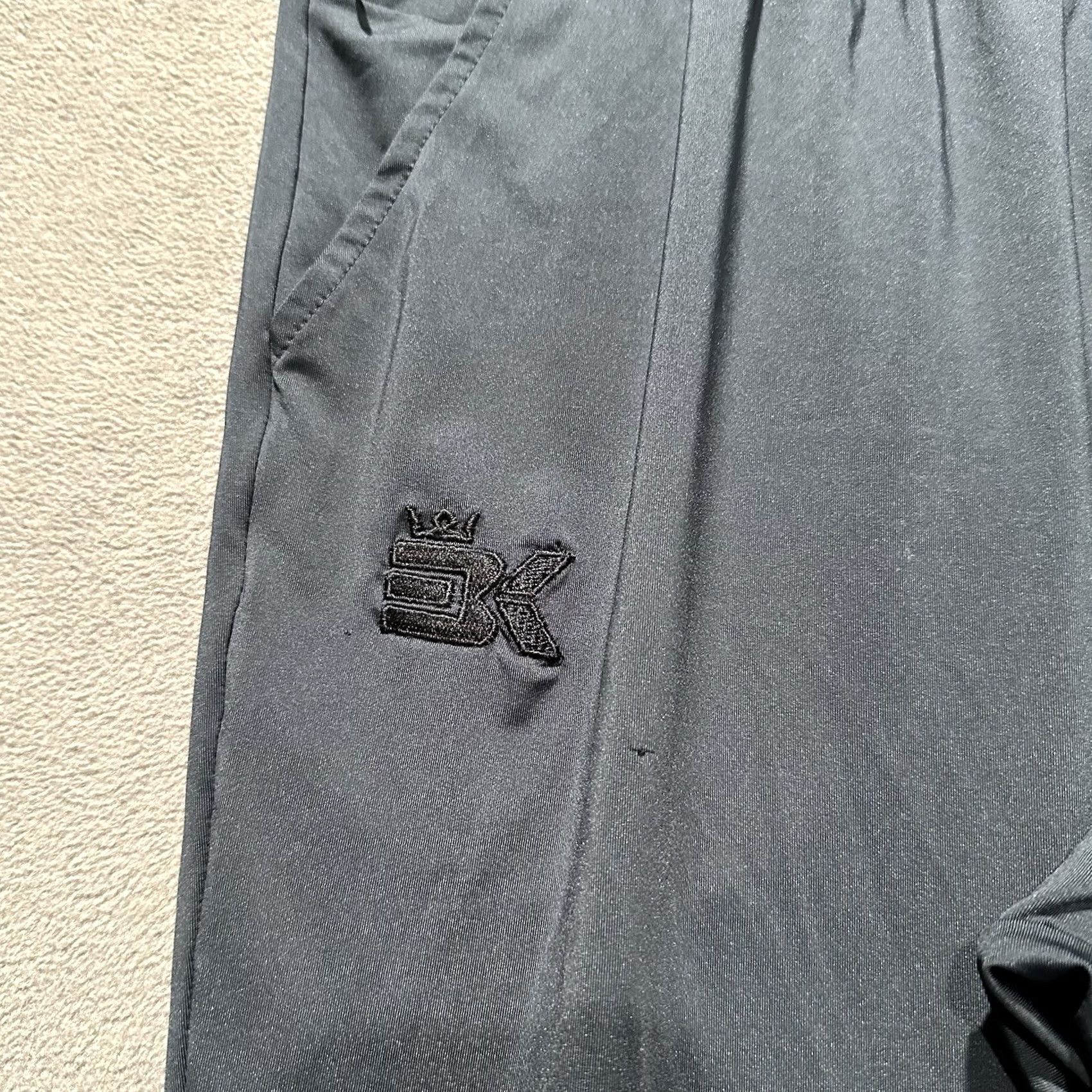 Vintage brokig Jogger Pants Mens Large Blue/Gray Athletic Activewear Ankle Zip Pocket Size US 33 - 3 Thumbnail