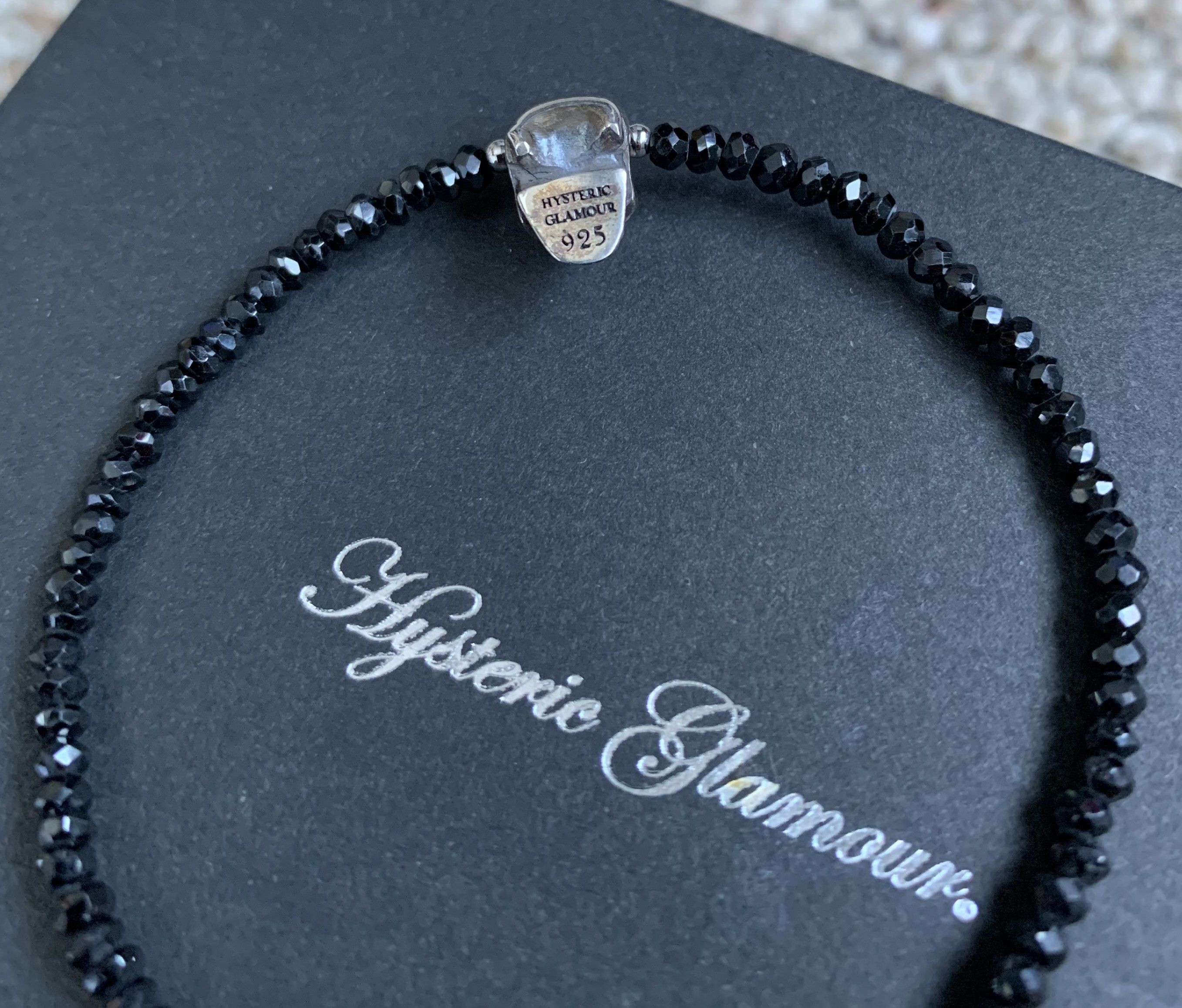 Hysteric Glamour Hysteric Glamour Sterling Silver Jewel Skull Bracelet+ Box Size ONE SIZE - 7 Thumbnail