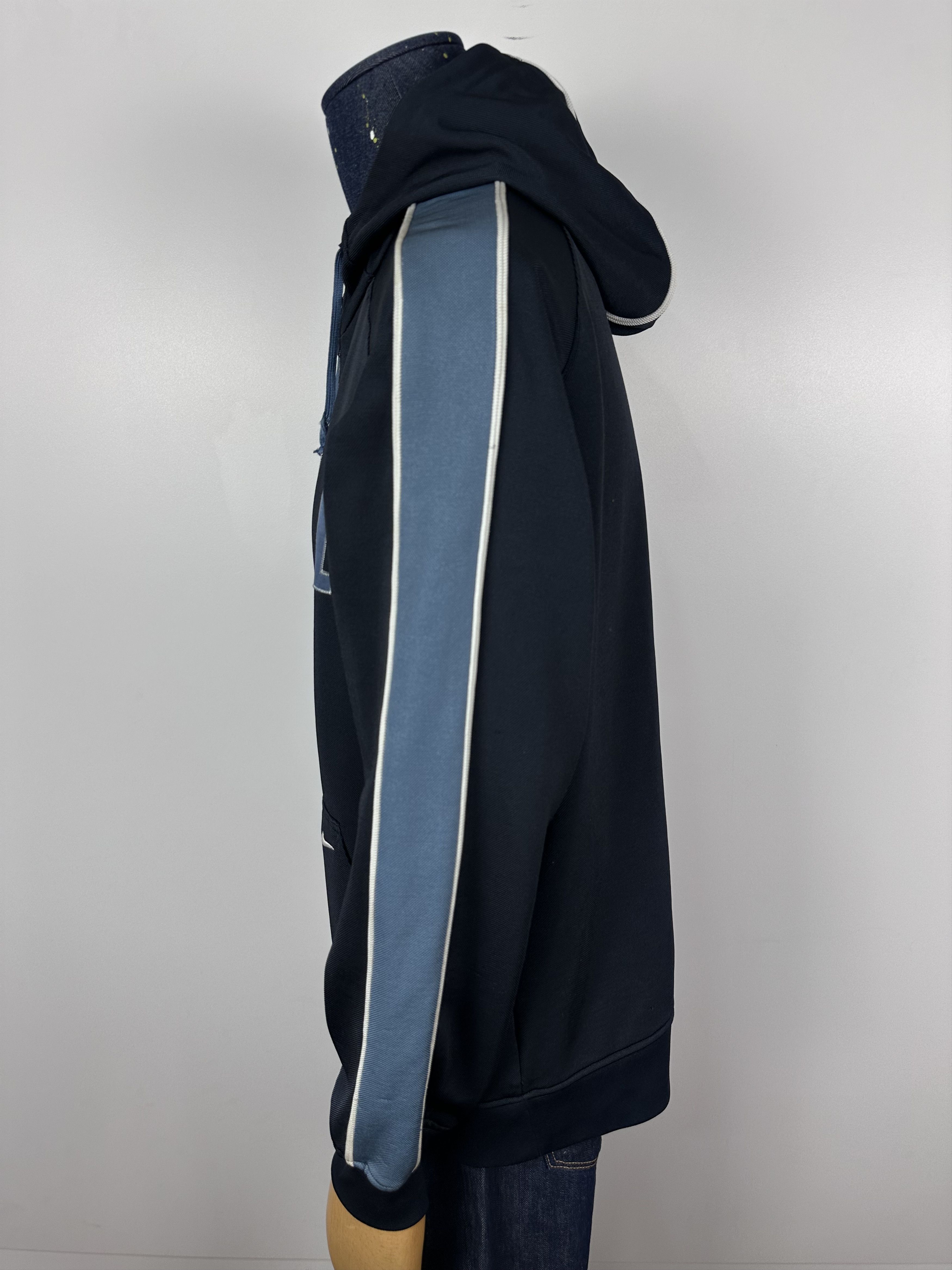 Nike × Vintage Nike Vintage Zip Hoodie Big Logo Blue 90s Mens Size XL Size US XL / EU 56 / 4 - 5 Thumbnail
