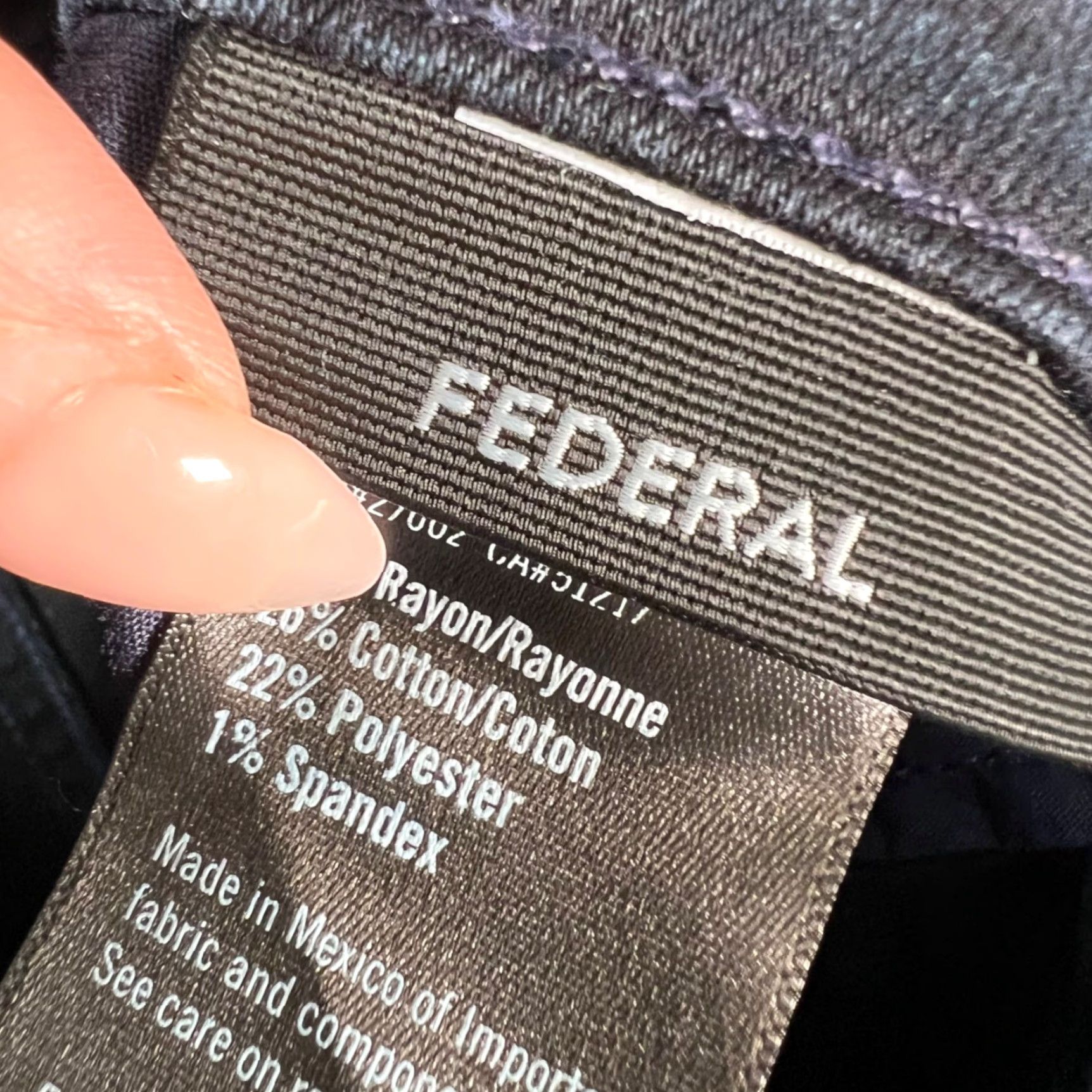 Paige Paige Federal Jeans Slim Straight Dark Wash Denim Mens 30 Regular Blue 5-Pocket Stretch Slim Inseam 30 Fashion Vintage? No Size US 30 / EU 46 - 4 Thumbnail