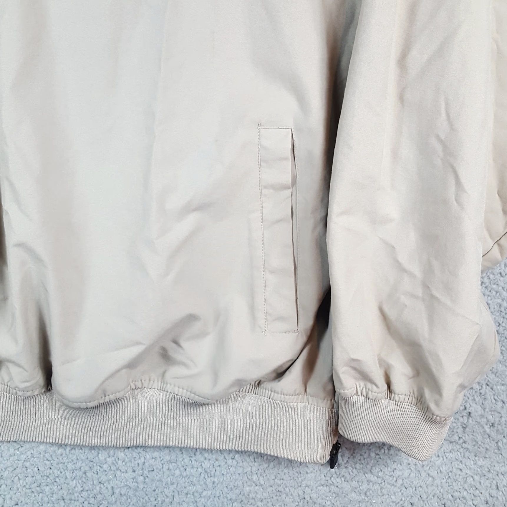 Nike VINTAGE Nike Windbreaker Jacket Mens XL Beige 90s Y2K Sports Outdoor Logo Zipper Full Zip Pockets Size US XL / EU 56 / 4 - 4 Thumbnail