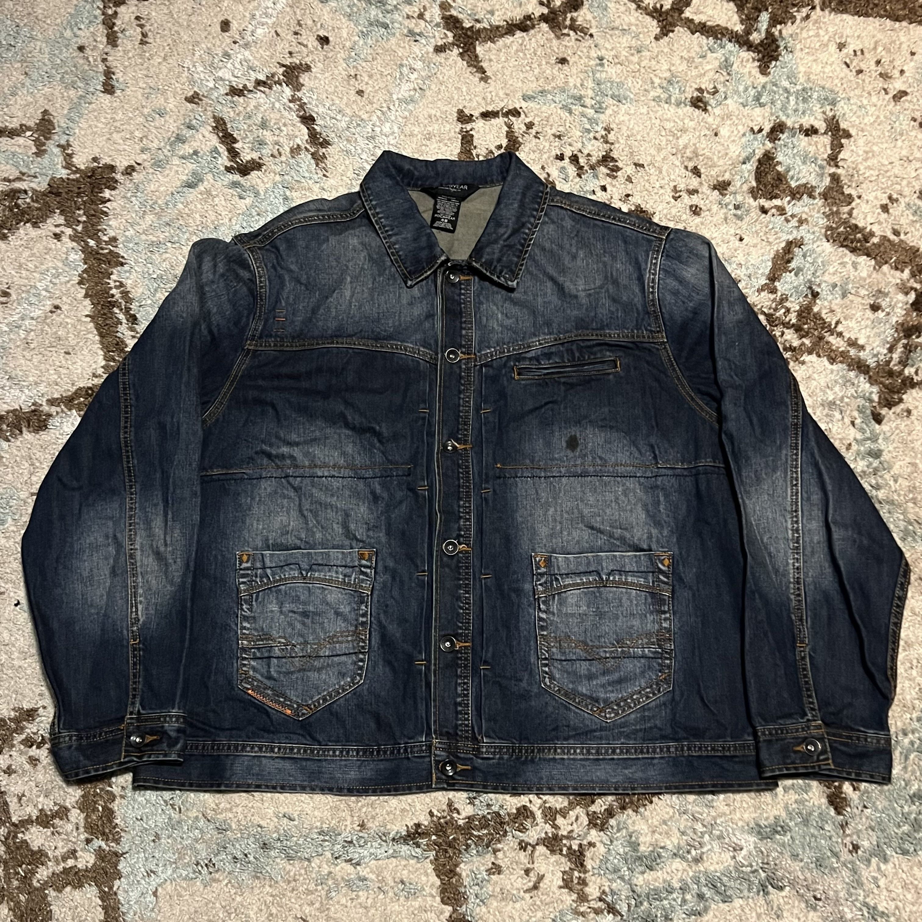 Rocawear Vintage Rocawear Denim Jacket Size 48 (XL) Hip Hop Y2K Size US XL / EU 56 / 4 - 1 Thumbnail