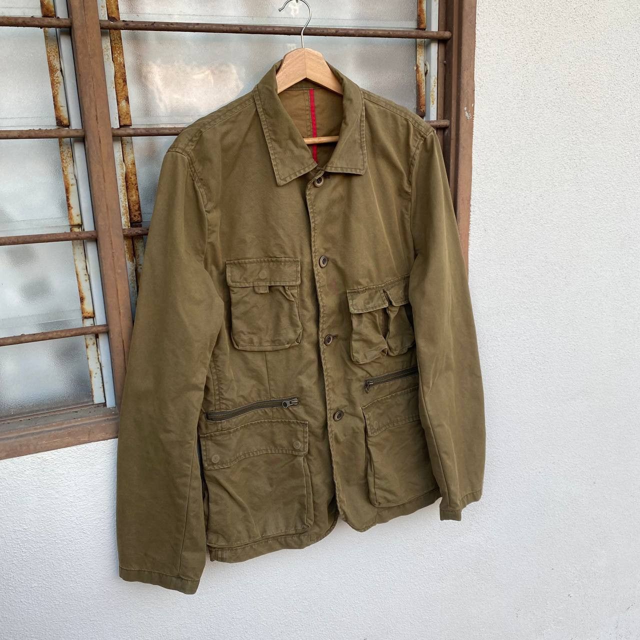 291295=Homme 291295=HOMME Archive Multi-Pocket Utility Tactical Jacket Size US L / EU 52-54 / 3 - 4 Thumbnail