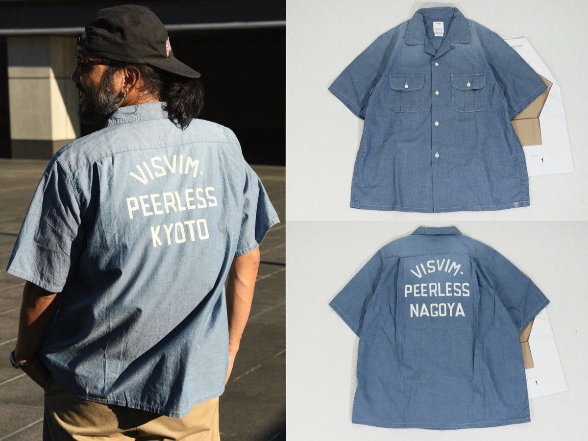 image of Visvim 23Aw Keesey Shirt Chambray in Indigo, Men's (Size Small)