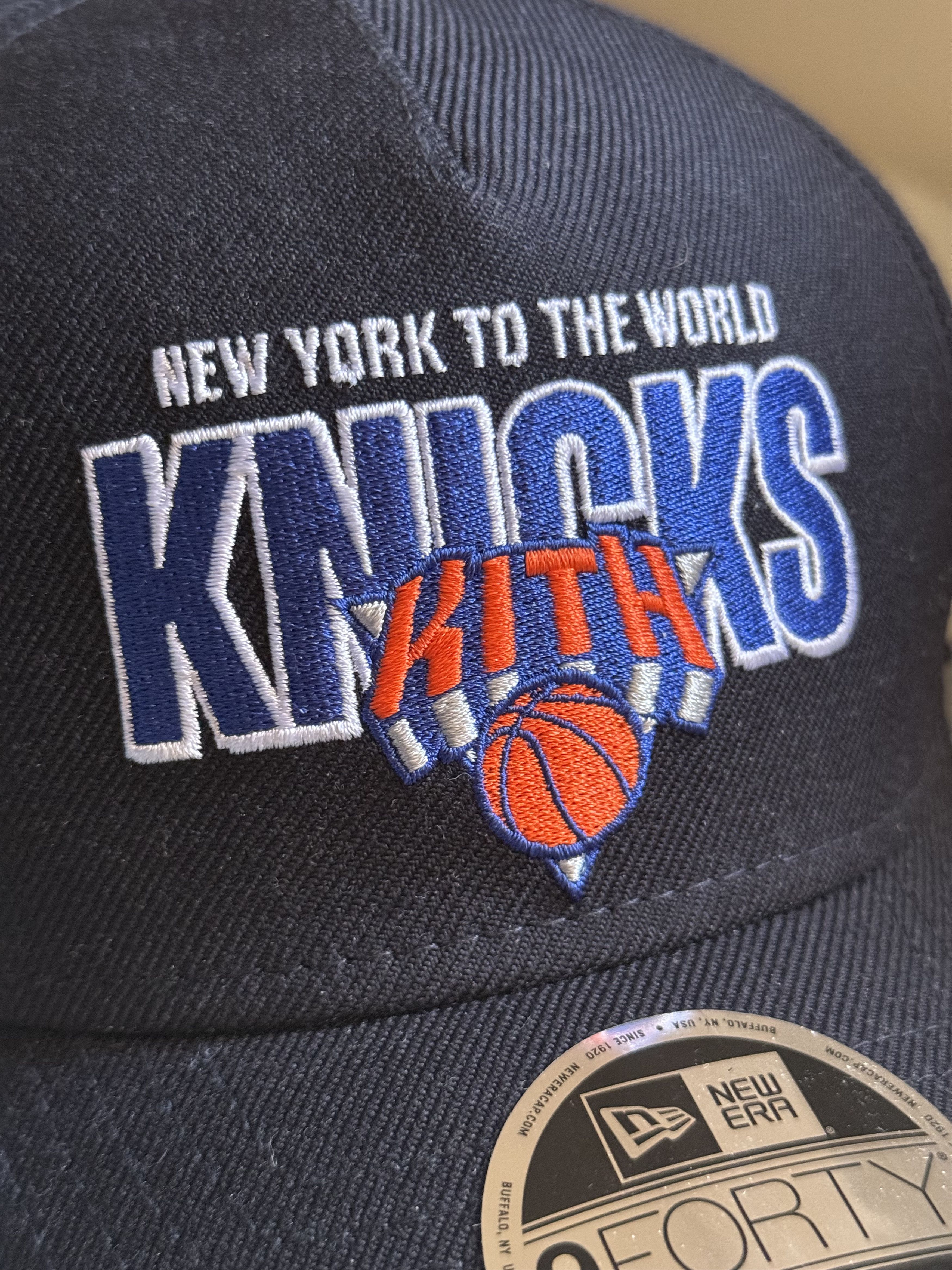 Kith KITH x New Era New York Knicks Wool 9Forty M Crown Snapback Size ONE SIZE - 2 Thumbnail