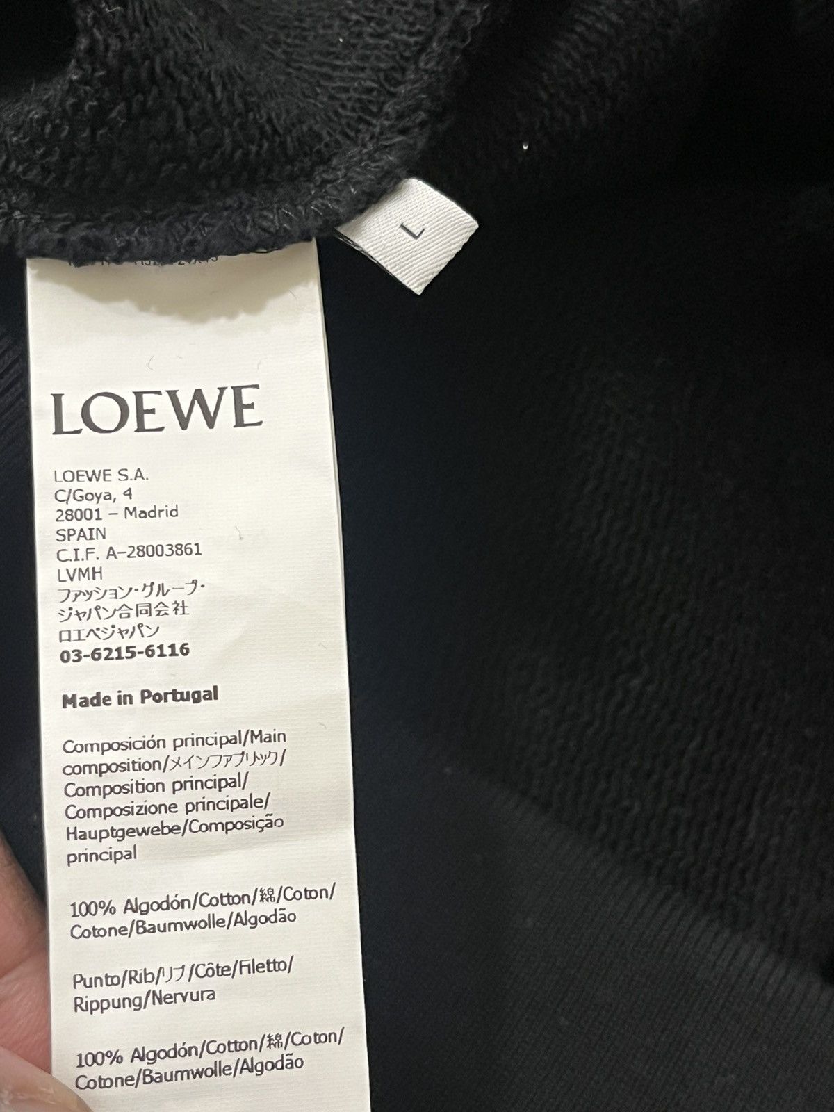 Loewe Loewe Multicolor Logo Thread Sweatshirt Sz L Size US L / EU 52-54 / 3 - 5 Thumbnail