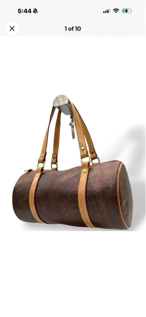 Etro Milano paisley barrel bag