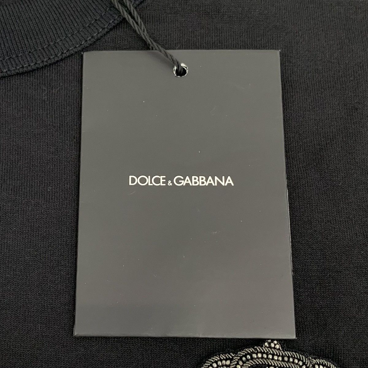 Dolce & Gabbana Dolce Gabbana Crown Beaded Design Long Sleeve T-shirt K26WX Size US M / EU 48-50 / 2 - 7 Thumbnail