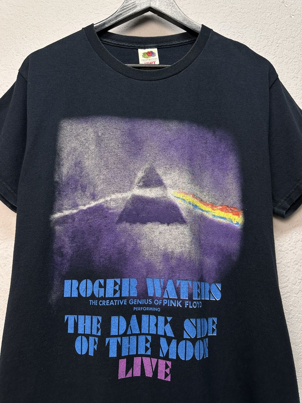 Fruit Of The Loom Vintage Roger Waters Rock Band Tee Y2K T-shirt 90s Rare Size US M / EU 48-50 / 2 - 3 Thumbnail