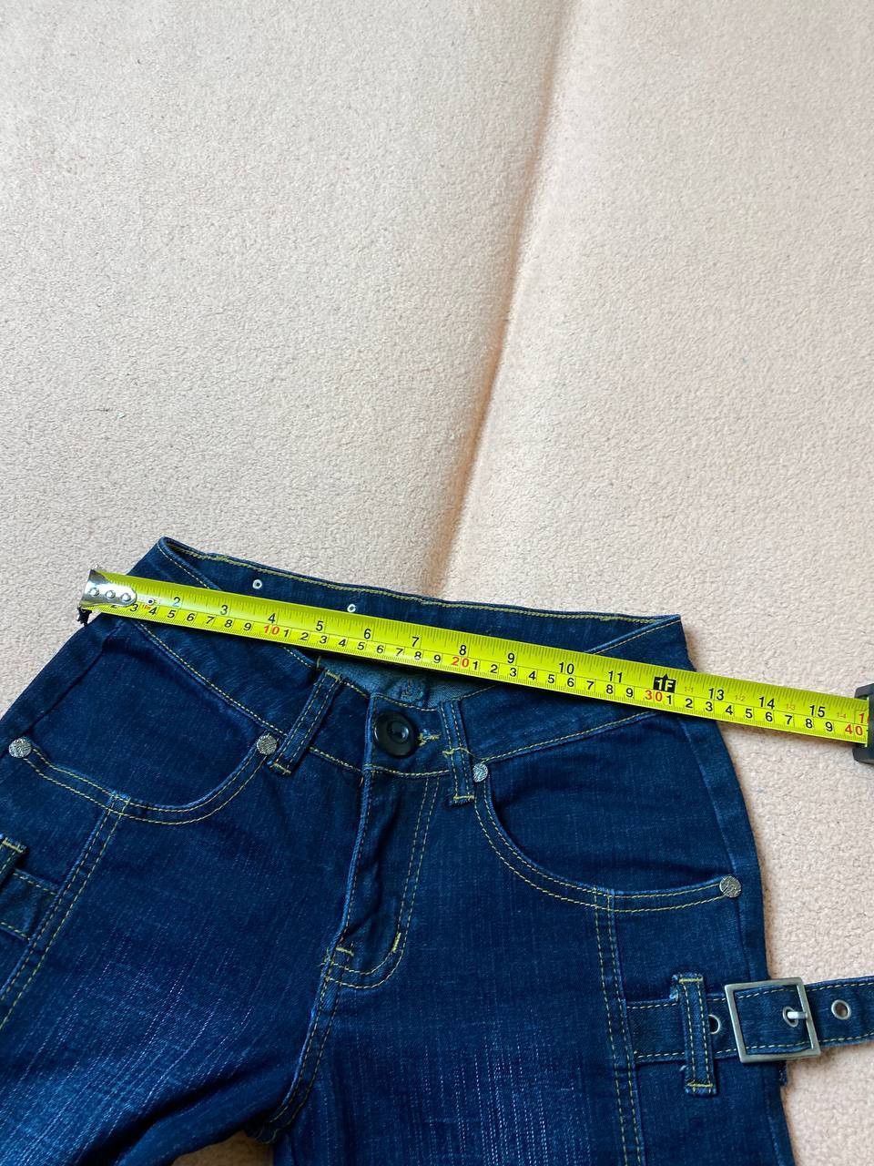 Japanese Brand Vintage Jeans Y2K Grunge Low Rise Bootcut Denim Jeans Size 25" / US 0 / IT 36 - 12 Thumbnail