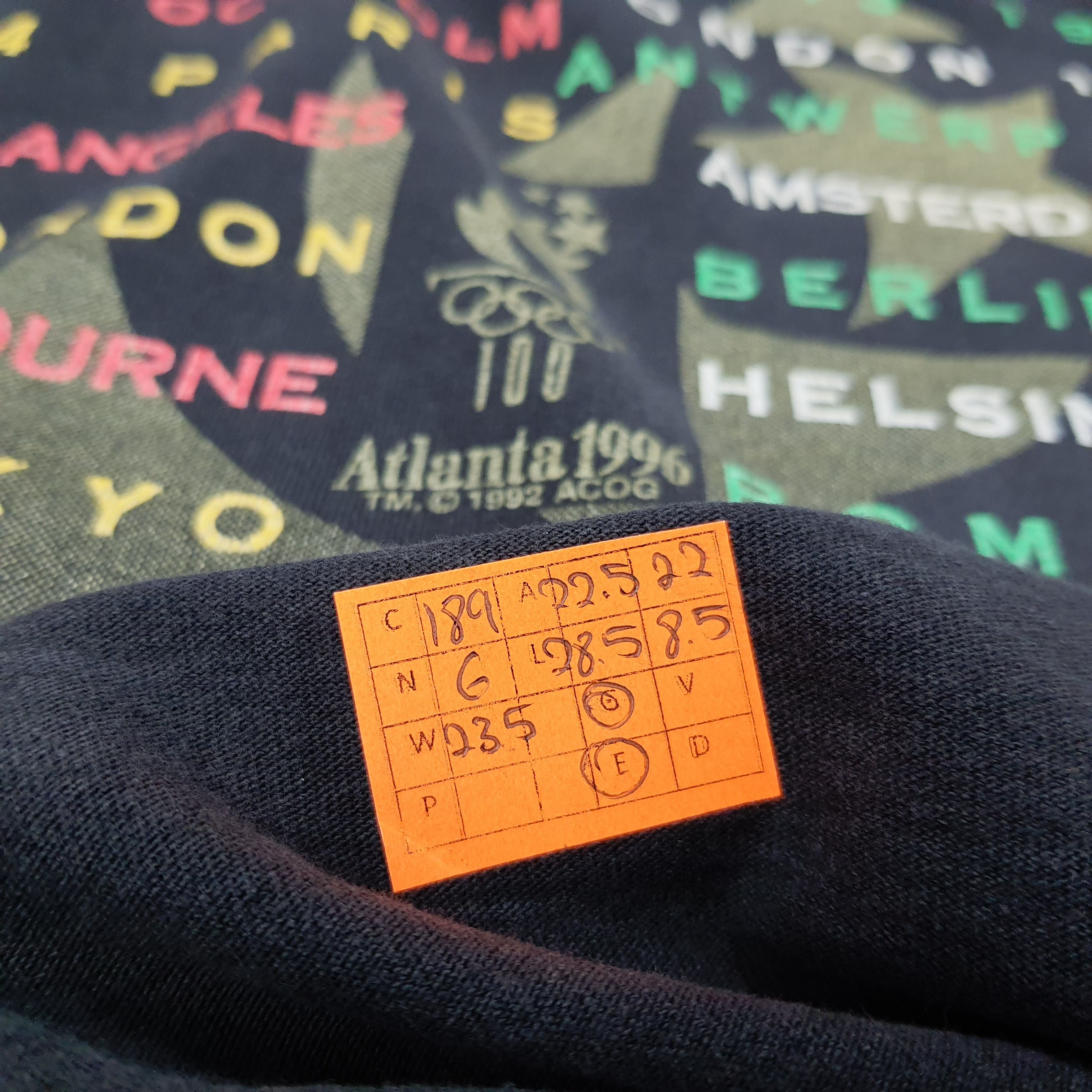 USA Olympics × Vintage Vintage Atlanta 1996 Centennial Olympic Games Tshirt Size US L / EU 52-54 / 3 - 8 Thumbnail