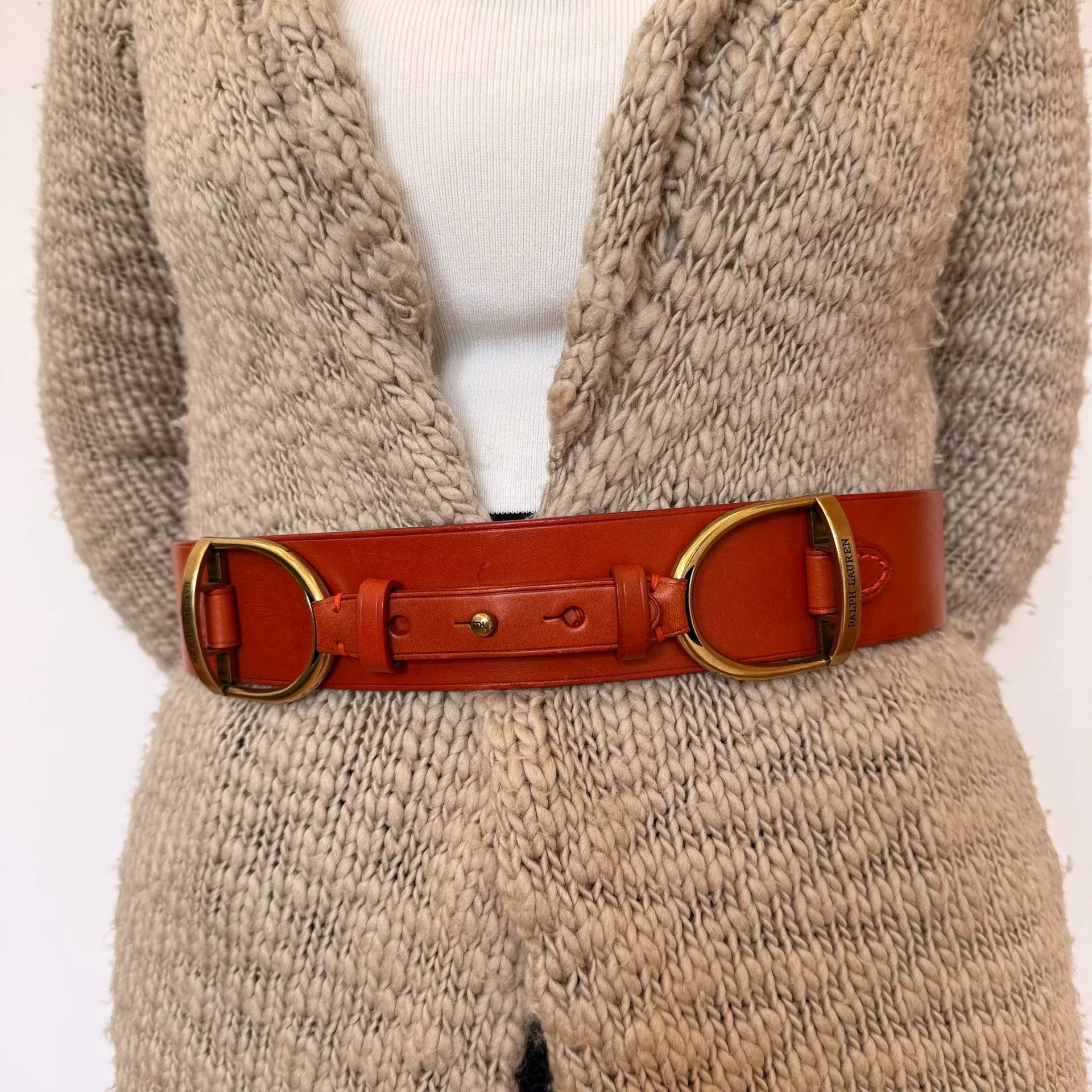 RLX Ralph Lauren Ralph Lauren Thick Leather Belt Size ONE SIZE - 1 Thumbnail