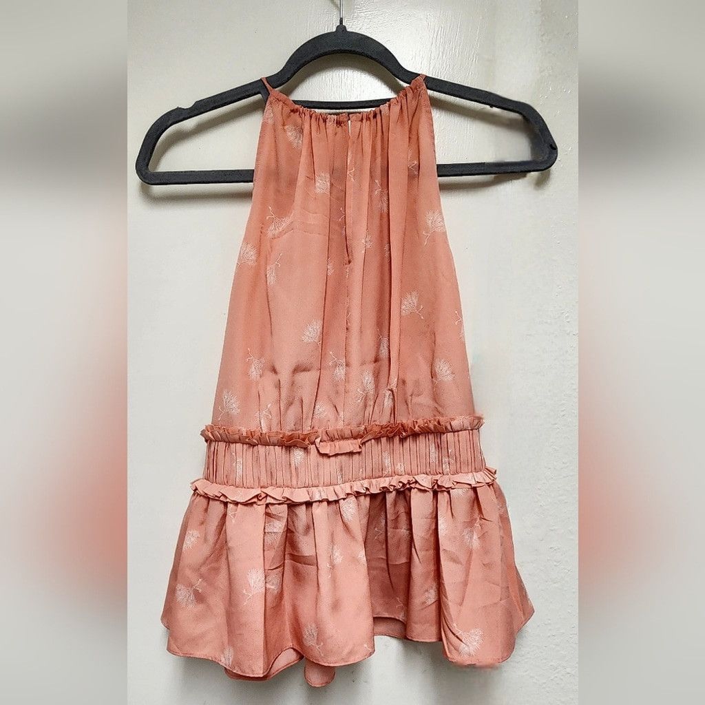 Joie NWT Pink Joie Peplum Tank Size XS / US 0-2 / IT 36-38 - 2 Thumbnail