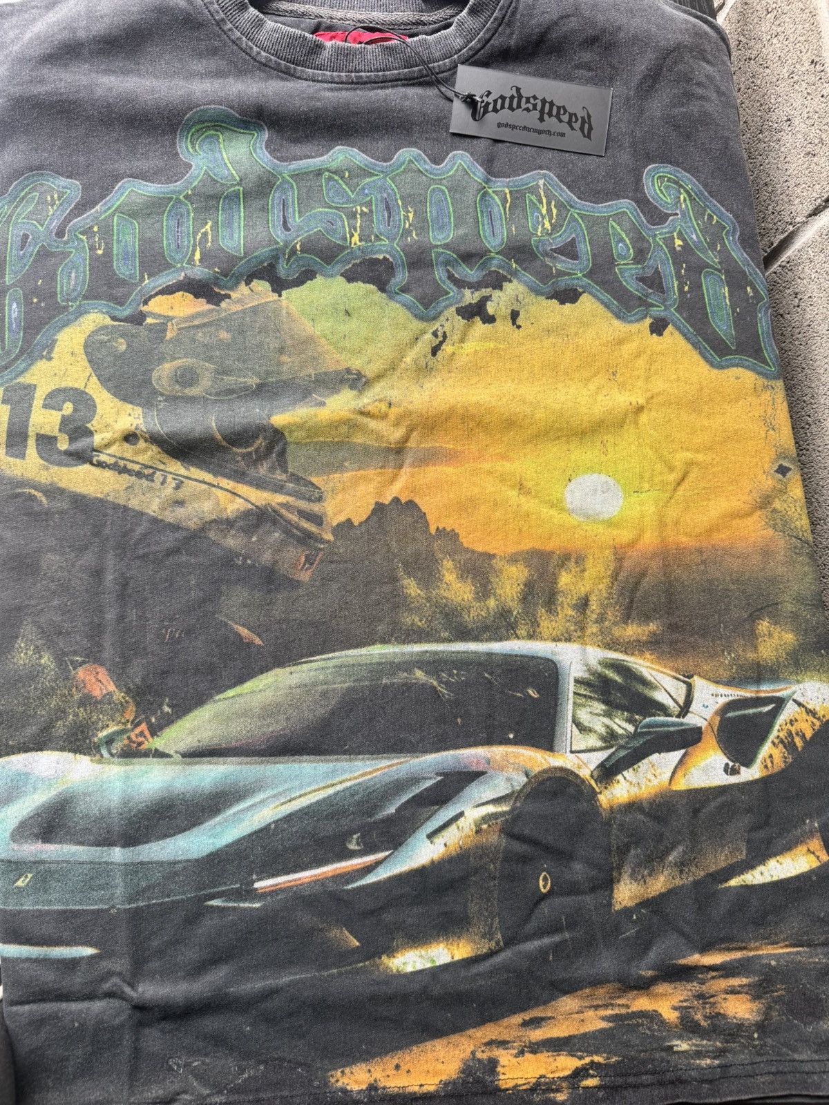 Godspeed Godspeed Sunset Drift Black Longlseeve Tee Size US XL / EU 56 / 4 - 4 Thumbnail