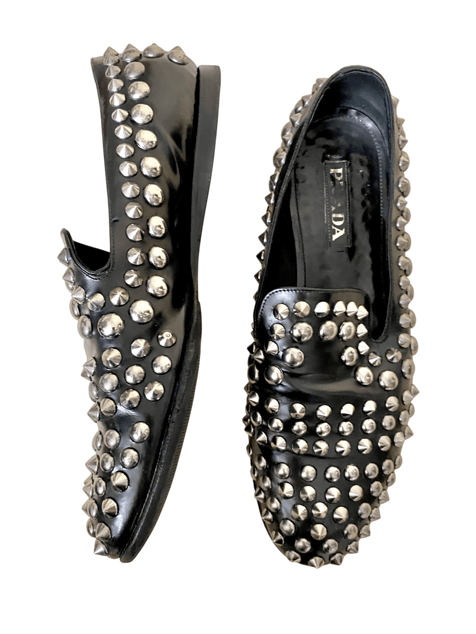 Prada Prada Vintage Studded Loafers - Unisex Size US 8 / EU 41 - 1 Thumbnail