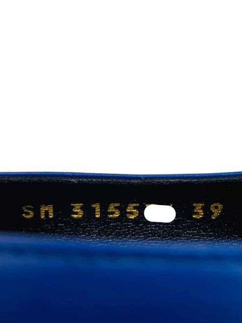 Saint Laurent Paris o1bcso1str1024 Instinct Pumps in Blue Size US 7 / IT 37 - 7 Thumbnail