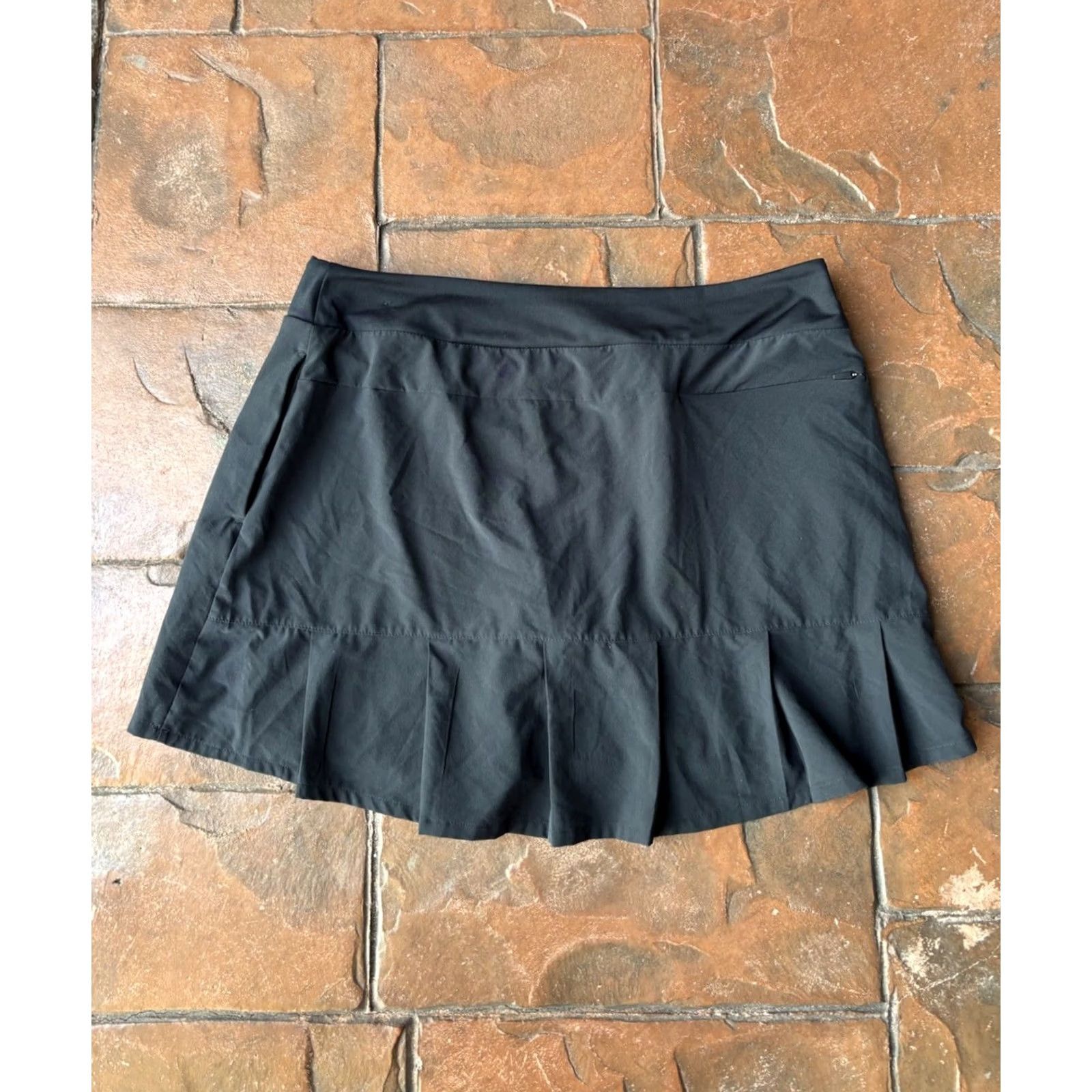 Nike Nike Dri-Fit Pocket Skirt Women’s Large Black Skirt Activewear Tennis Golf Athletic Short Pockets Women Size 36" / US 14 / IT 50 - 3 Thumbnail