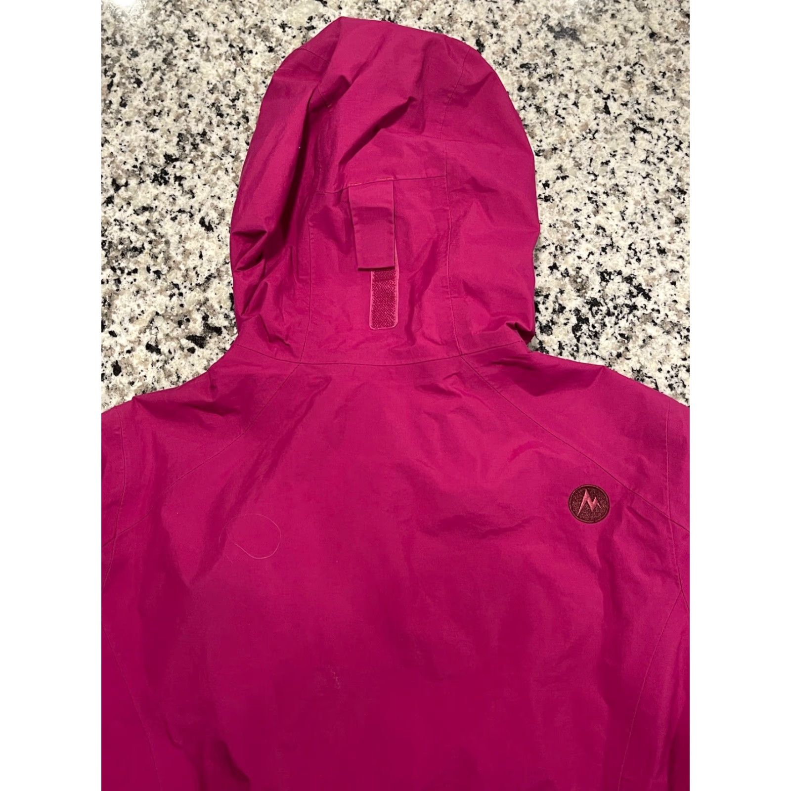 Marmot Marmot Jacket Women Sz S Fuchsia Full Zip Hood Rain Windbreaker Nylon Outer Size S / US 4 / IT 40 - 7 Thumbnail