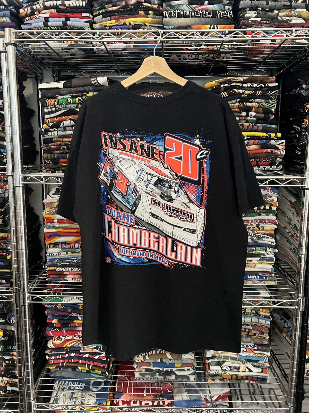 NASCAR 2000s Duane Chamberlain Late Model Tee Size US XXL / EU 58 / 5 - 1 Thumbnail