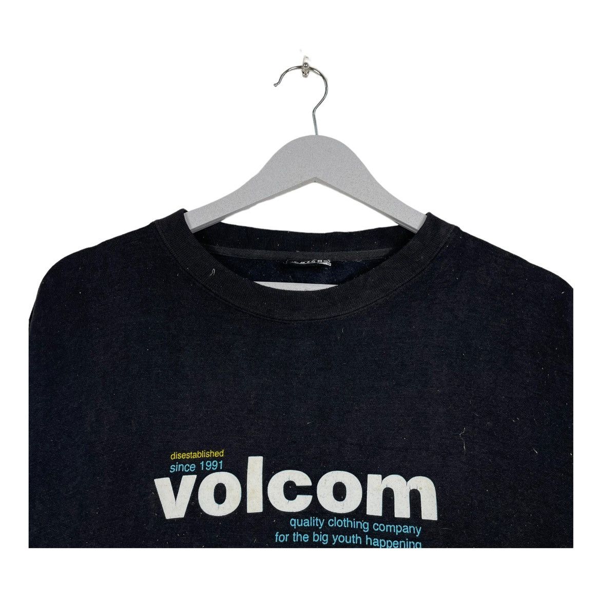 Vintage × Volcom 💥90s VOLVOM SKATEWEAR CREWNECK PULLOVER SWEATSHIRT Size US XL / EU 56 / 4 - 4 Thumbnail