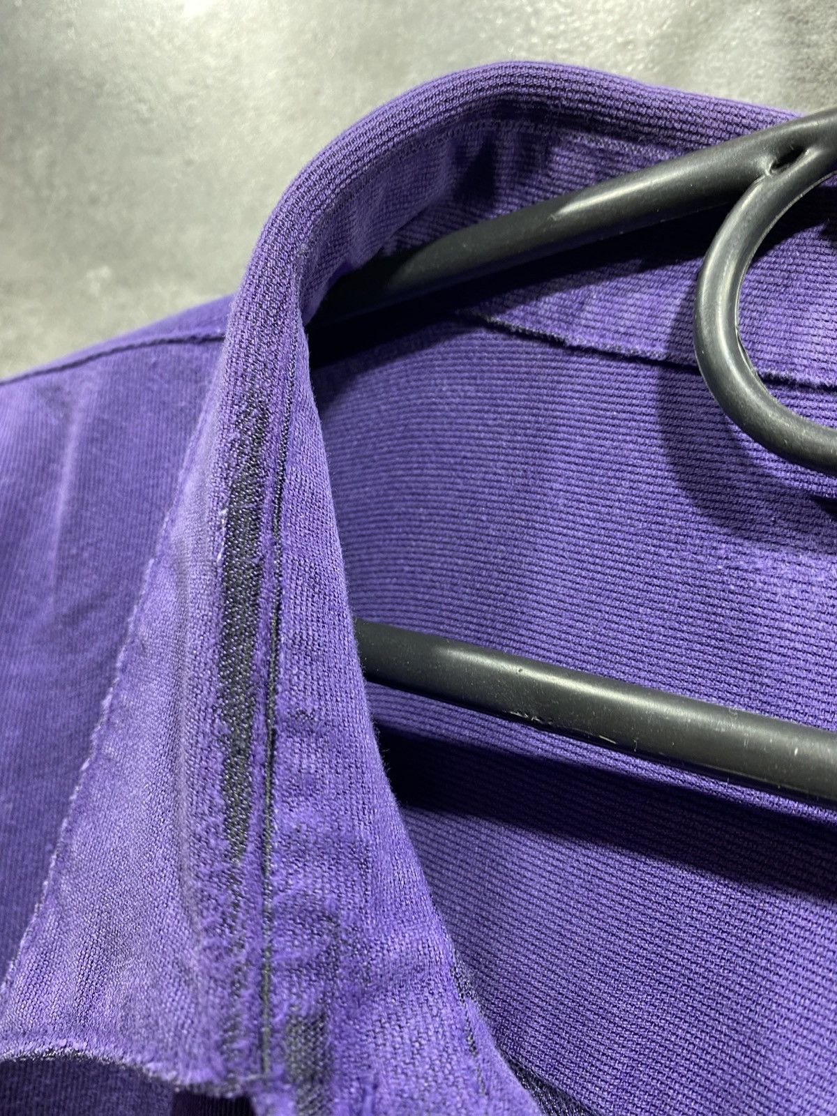 Yves Saint Laurent Vintage Yves Saint Laurent YSL Purple Button Up Shirt Size US XXL / EU 58 / 5 - 8 Thumbnail
