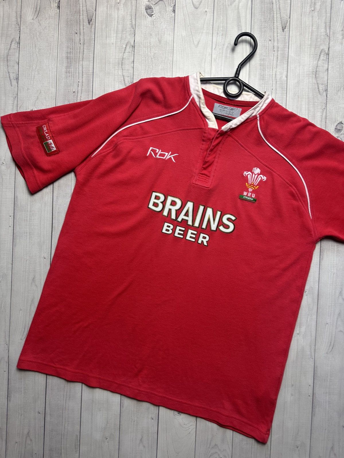 Reebok × Vintage Vintage rugby jersey wales rugby Reebok Size M Size US M / EU 48-50 / 2 - 2 Thumbnail
