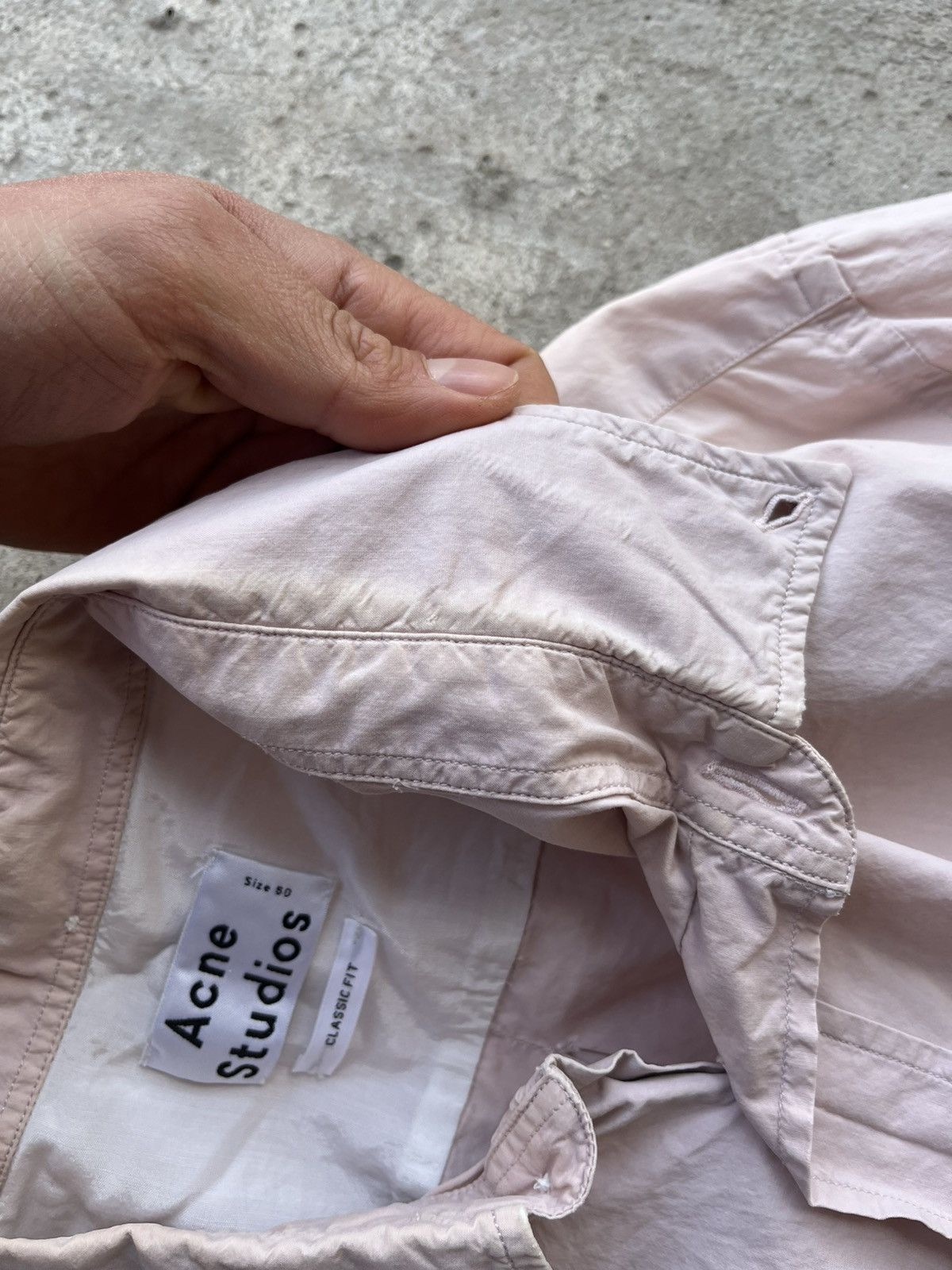 Acne Studios FW14 Acne Studios Isherwood Pop Classic Fit ButtonDown Shirt Size US M / EU 48-50 / 2 - 13 Thumbnail