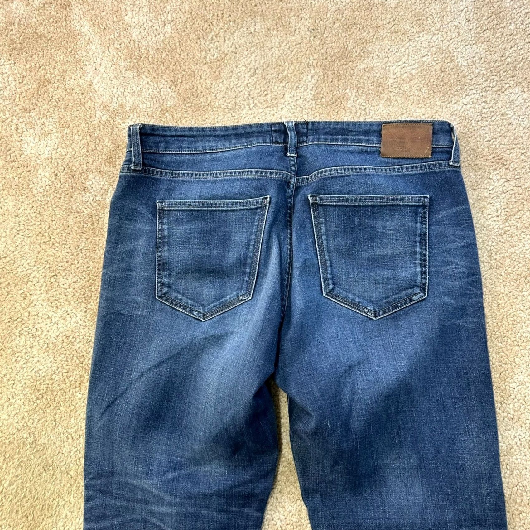 Vintage Outpost Makers Relaxed Straight Jeans Men’s 33x32 Denim Blue Size US 33 - 5 Thumbnail