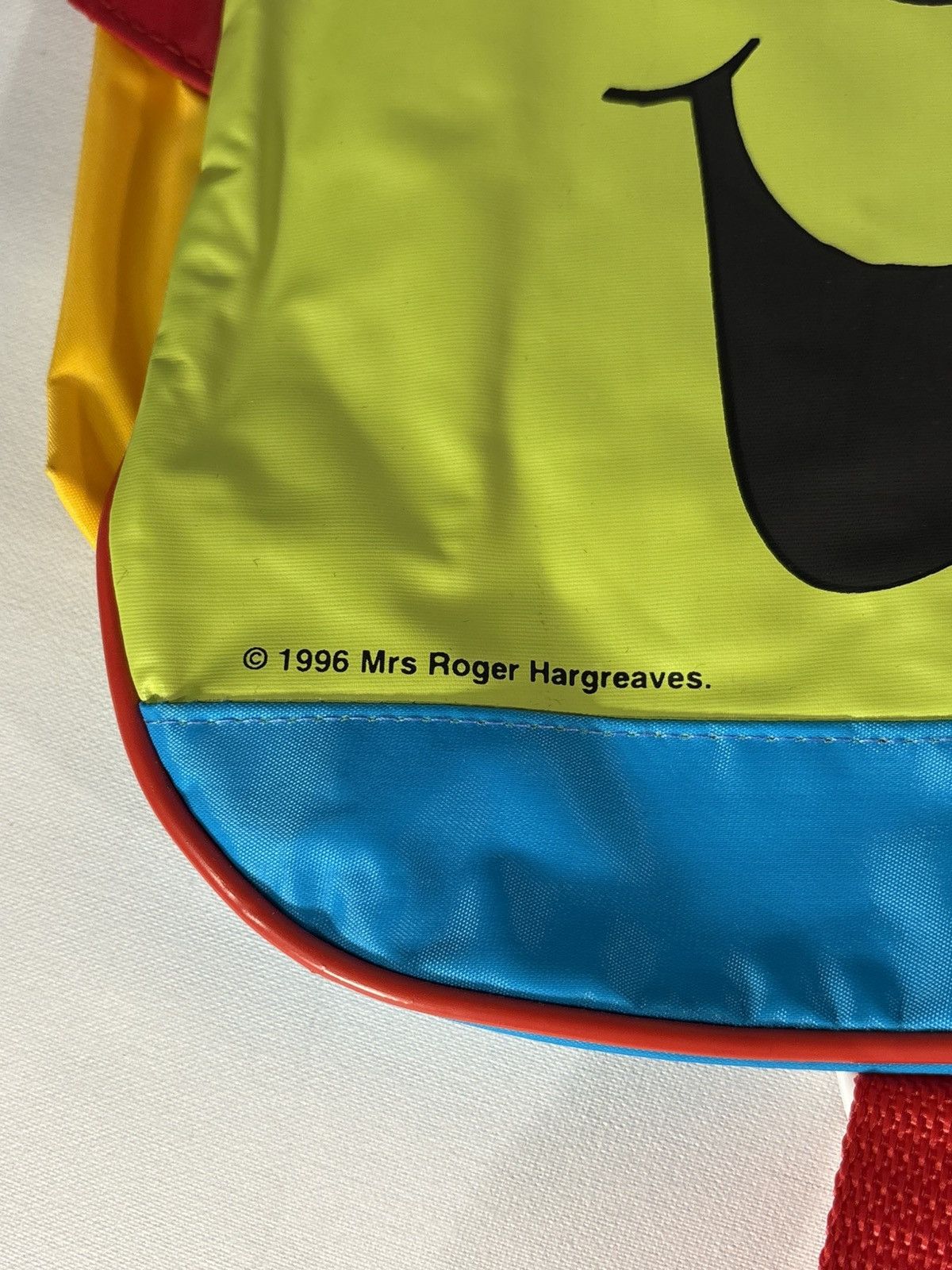 Vintage Vintage 90s Mr. Men Mr. Funny Kidz Biz Purple Green Backpack Size ONE SIZE - 7 Thumbnail