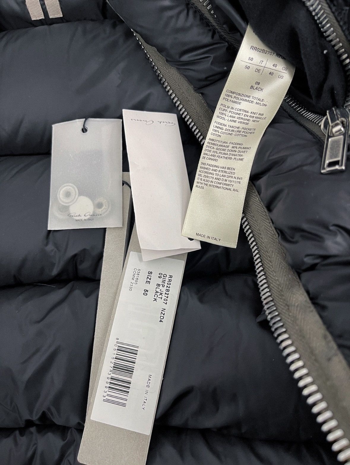 Rick Owens Rick Owen’s ss22 gimps puffer coat Size US M / EU 48-50 / 2 - 7 Thumbnail