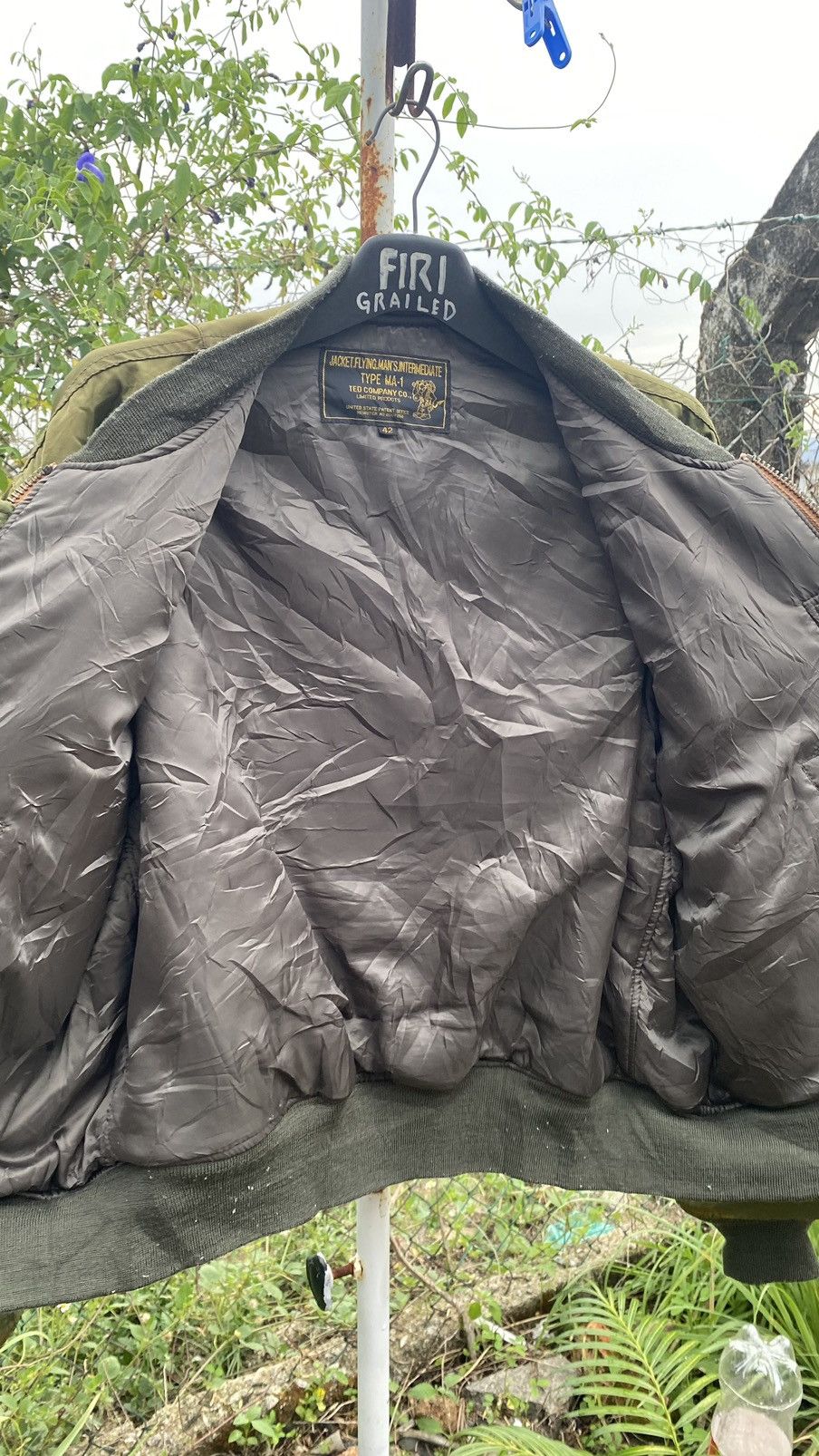 Tedman Vintage Teddy’s Airman Bomber Flight Ma-1 Jacket Size US L / EU 52-54 / 3 - 15 Thumbnail