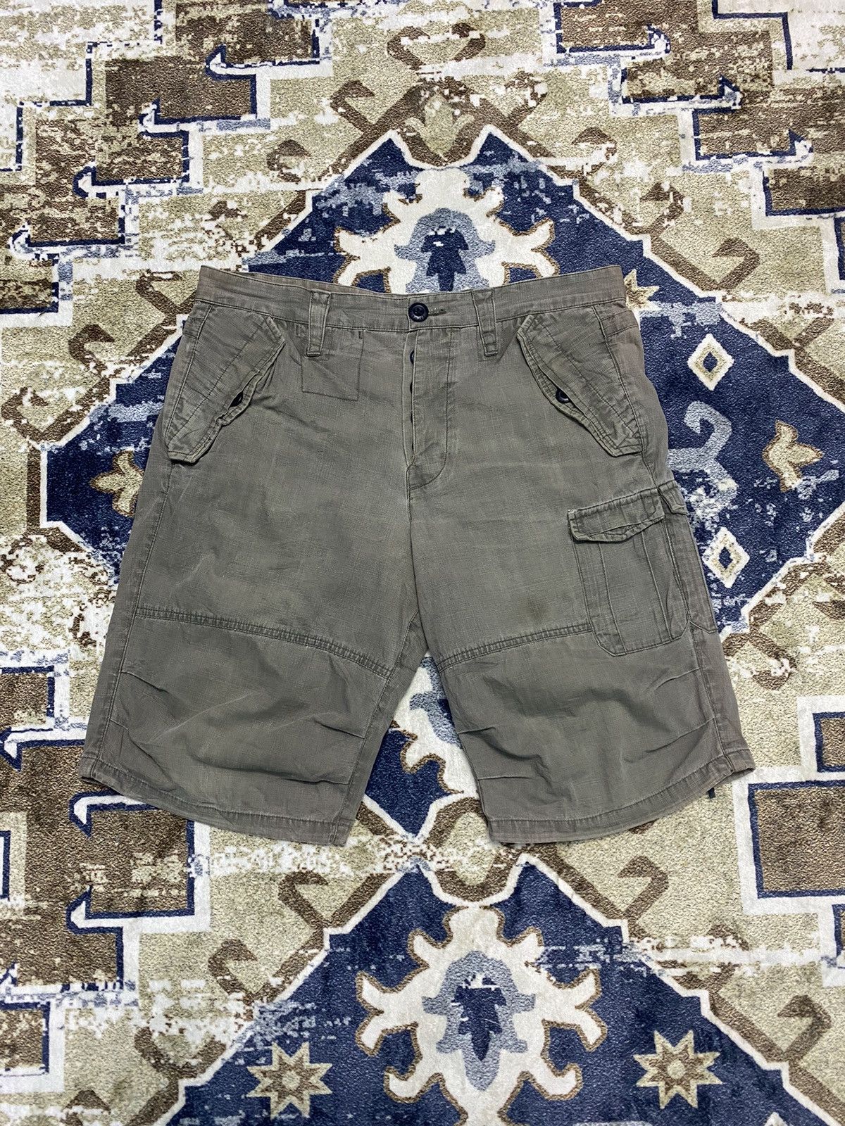 Armani Exchange × Vintage Vintage armani exchange cargo short pant Size US 34 / EU 50 - 1 Thumbnail