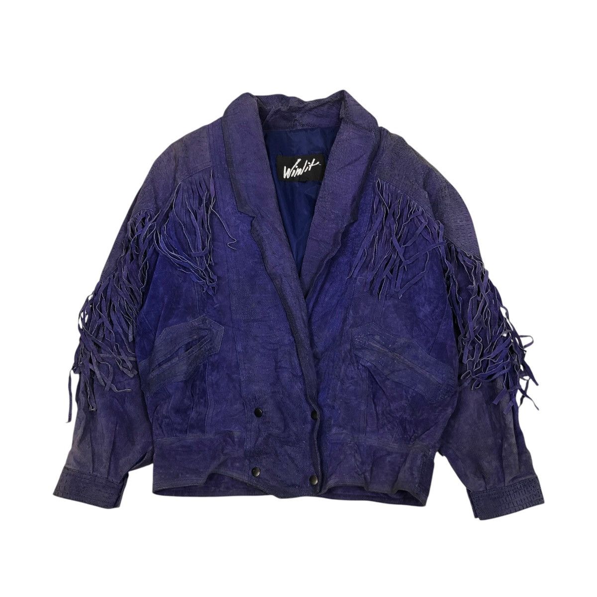 Japanese Brand 🔥RARE CROPPED GENUINE LEATHER JACKET WINLIT ISSEY MIYAKE Size US S / EU 44-46 / 1 - 1 Thumbnail