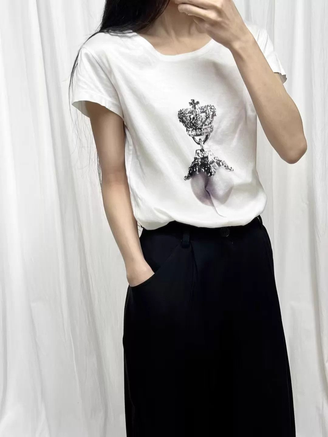 Yohji Yamamoto Yohji Yamamoto Main Line Printed SS Size 2 Mint Size M / US 6-8 / IT 42-44 - 4 Thumbnail