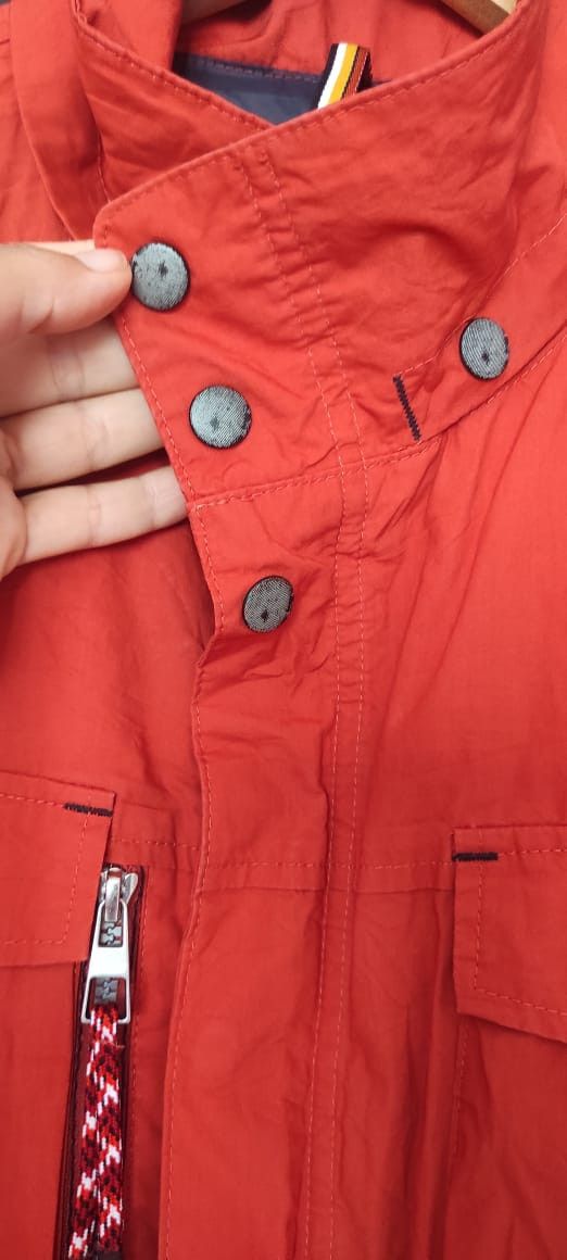 Bugatti BUGATTI Light Orange Jacket Full Zip 4 Pockets Made Germany Size M / US 6-8 / IT 42-44 - 9 Thumbnail