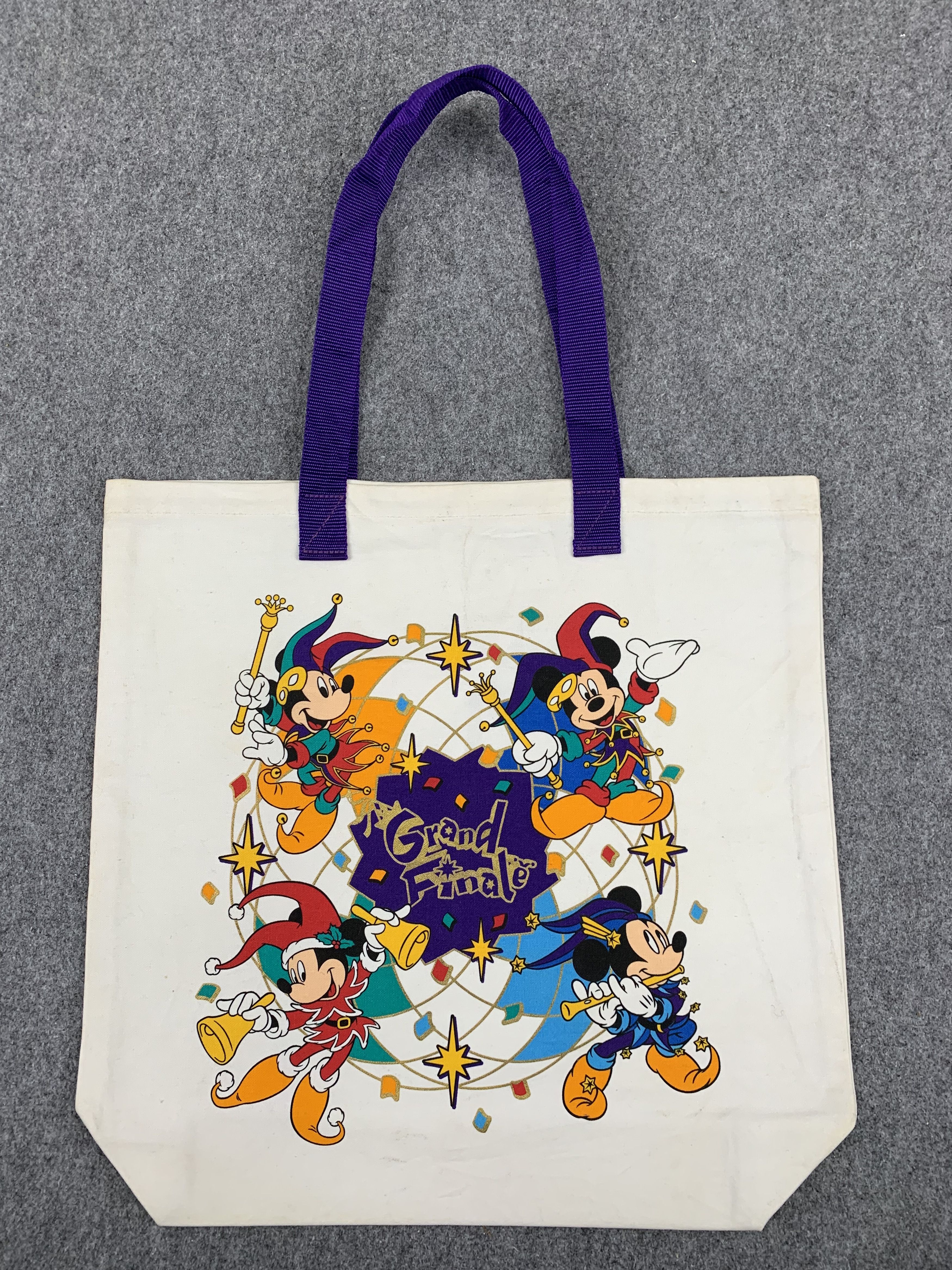 Mickey Mouse Vintage Mickey Mouse Printed Tote Bag BG0042 Size ONE SIZE - 1 Thumbnail