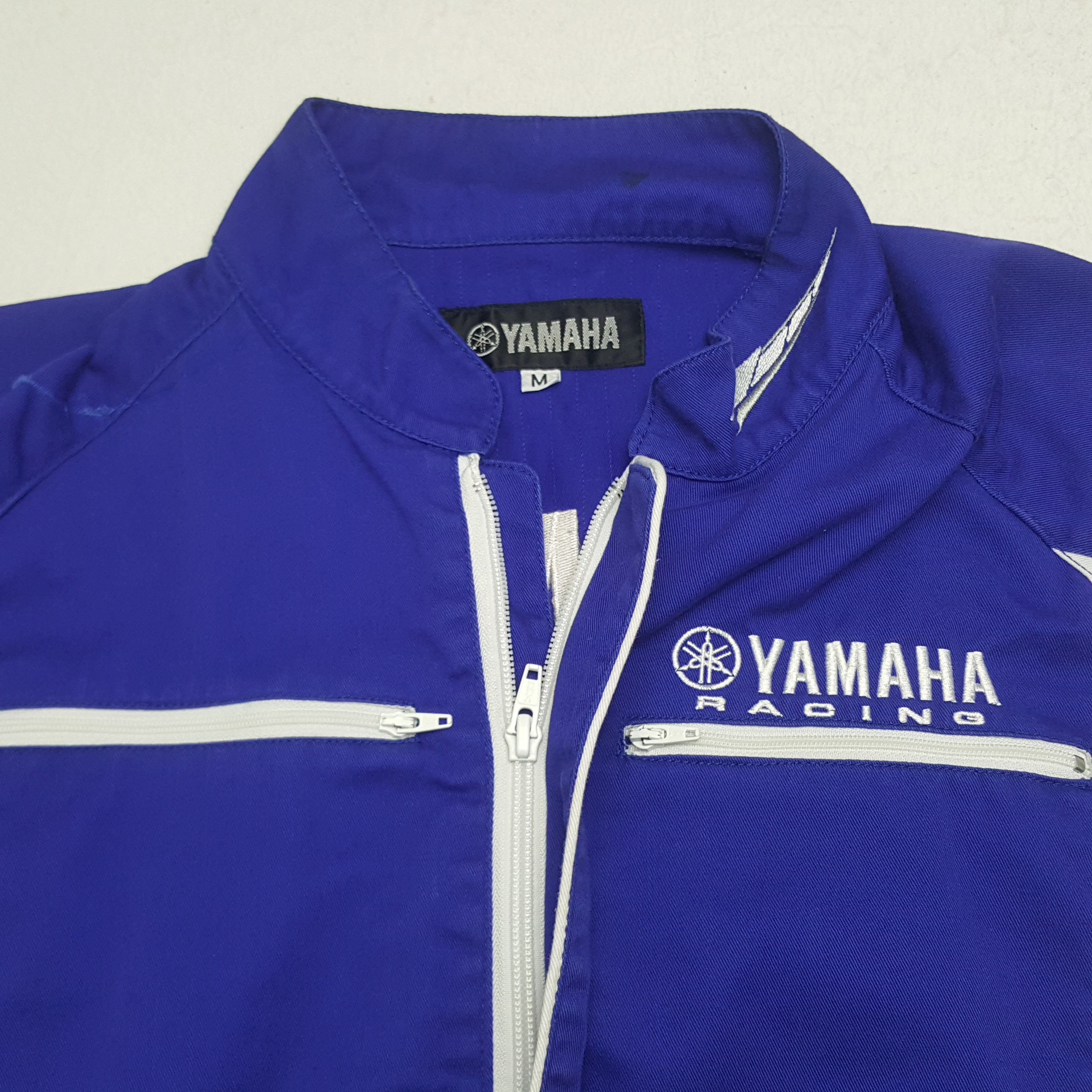 Japanese Brand × Vintage × Yamaha Vintage Yamaha Racing Sport Coverall Jumpsuit Jacket Size US M / EU 48-50 / 2 - 9 Thumbnail