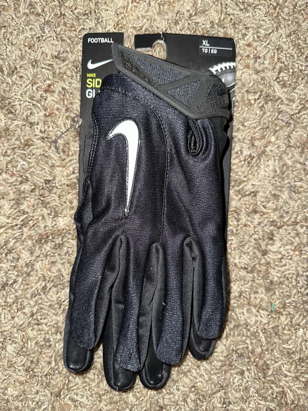 Nike Nike Sideline Football Black/White Glove Size ONE SIZE - 1 Thumbnail
