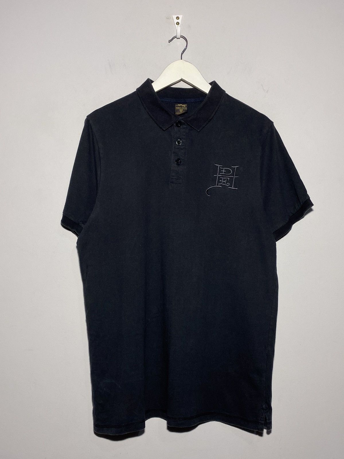 Ed Hardy Y2k Ed Hardy hype streetwear style skull logo polo t-shirt Size US XL / EU 56 / 4 - 2 Thumbnail