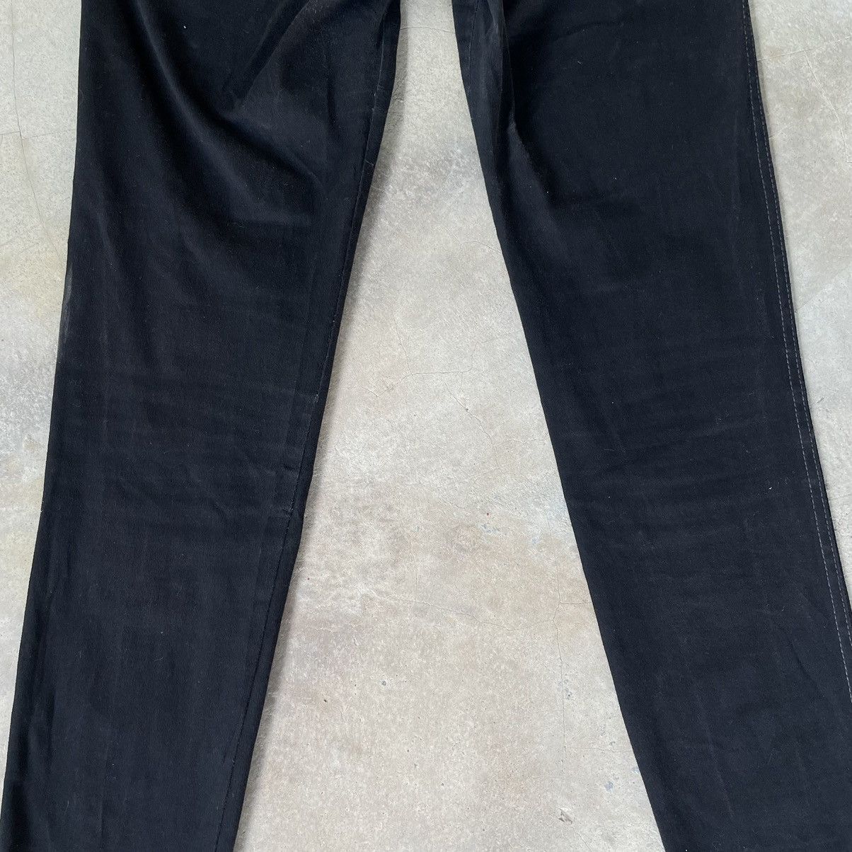 Le Grande Bleu (L.G.B.) 2000s Algonquins Gothic Fit Skinny Black Japanese Pants Size 30" / US 8 / IT 44 - 17 Thumbnail
