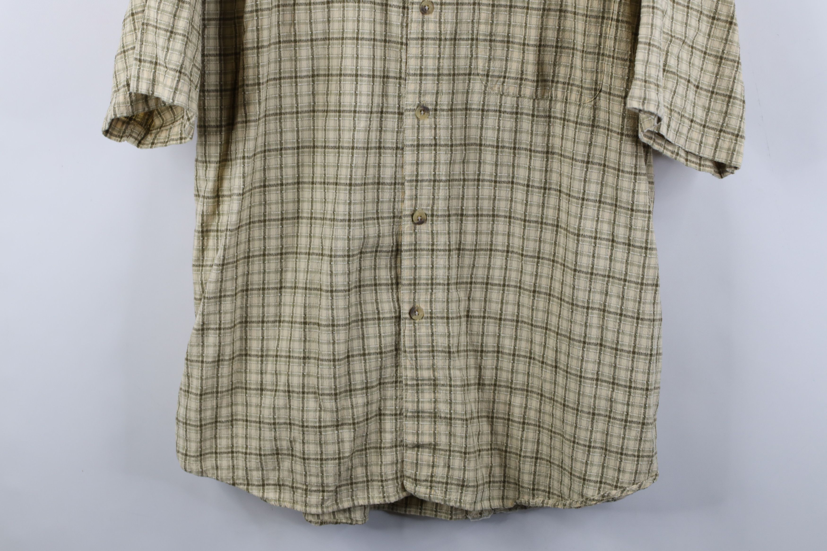 Vintage Vintage 90s Streetwear Fit Cotton Weave Button Down Shirt Size US XL / EU 56 / 4 - 3 Thumbnail