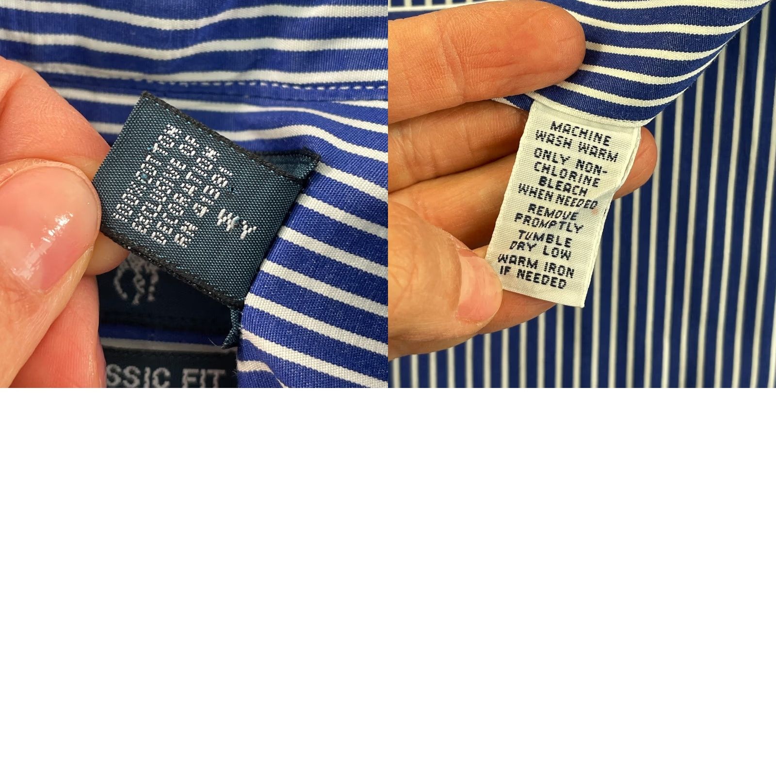 Polo Ralph Lauren Polo Ralph Lauren Shirt Men 2XLT Blue Striped Classic Oxford Button-Up Short Sleeve Dress Shirt Size US XXL / EU 58 / 5 - 8 Thumbnail