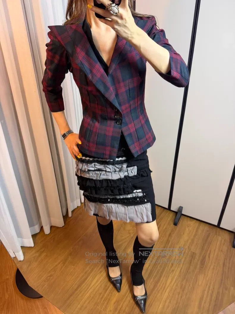 Comme des Garcons Comme des Garcons Glove gingham top Size S / US 4 / IT 40 - 9 Thumbnail