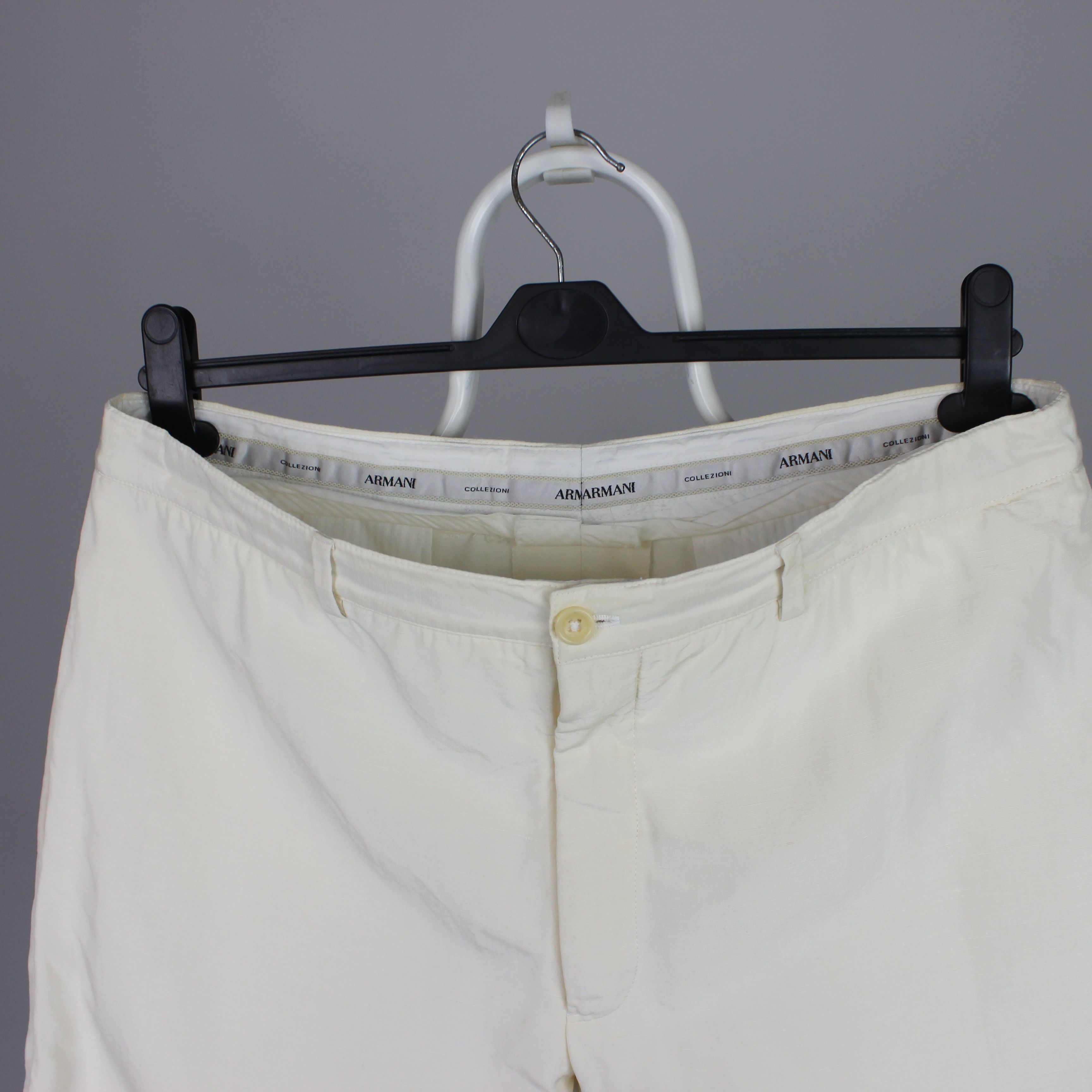 Armani Collezioni Armani Collezioni shorts linen full L XL casual Size US 34 / EU 50 - 4 Thumbnail