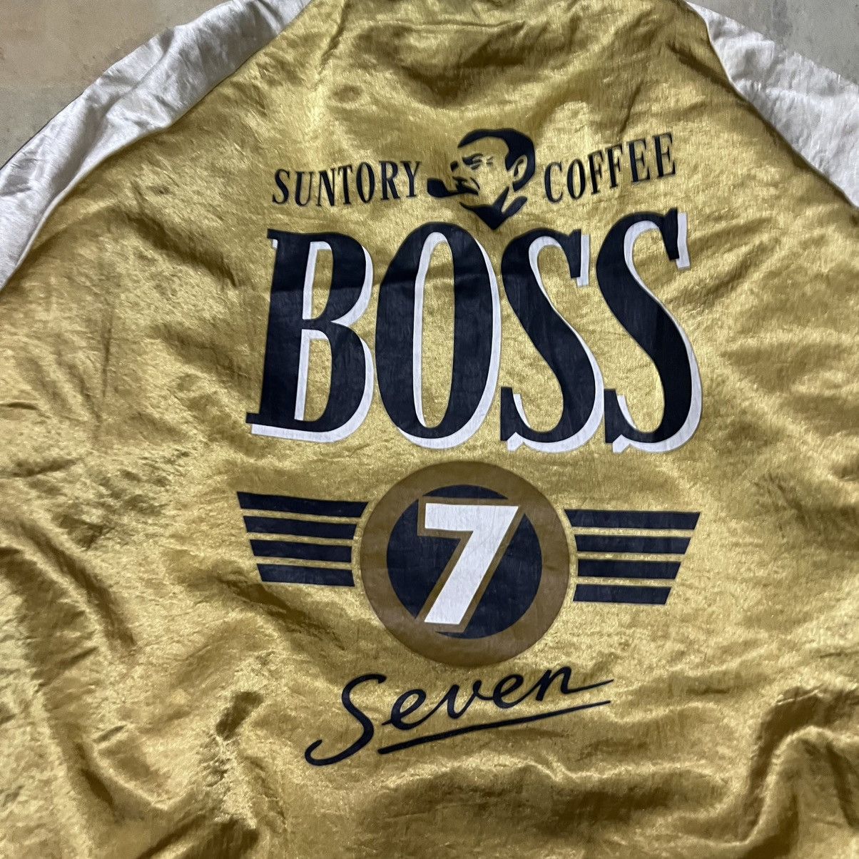 Japanese Brand Suntory Boss Coffee Big Logo Bomber Jacket Reversible Size US M / EU 48-50 / 2 - 10 Thumbnail