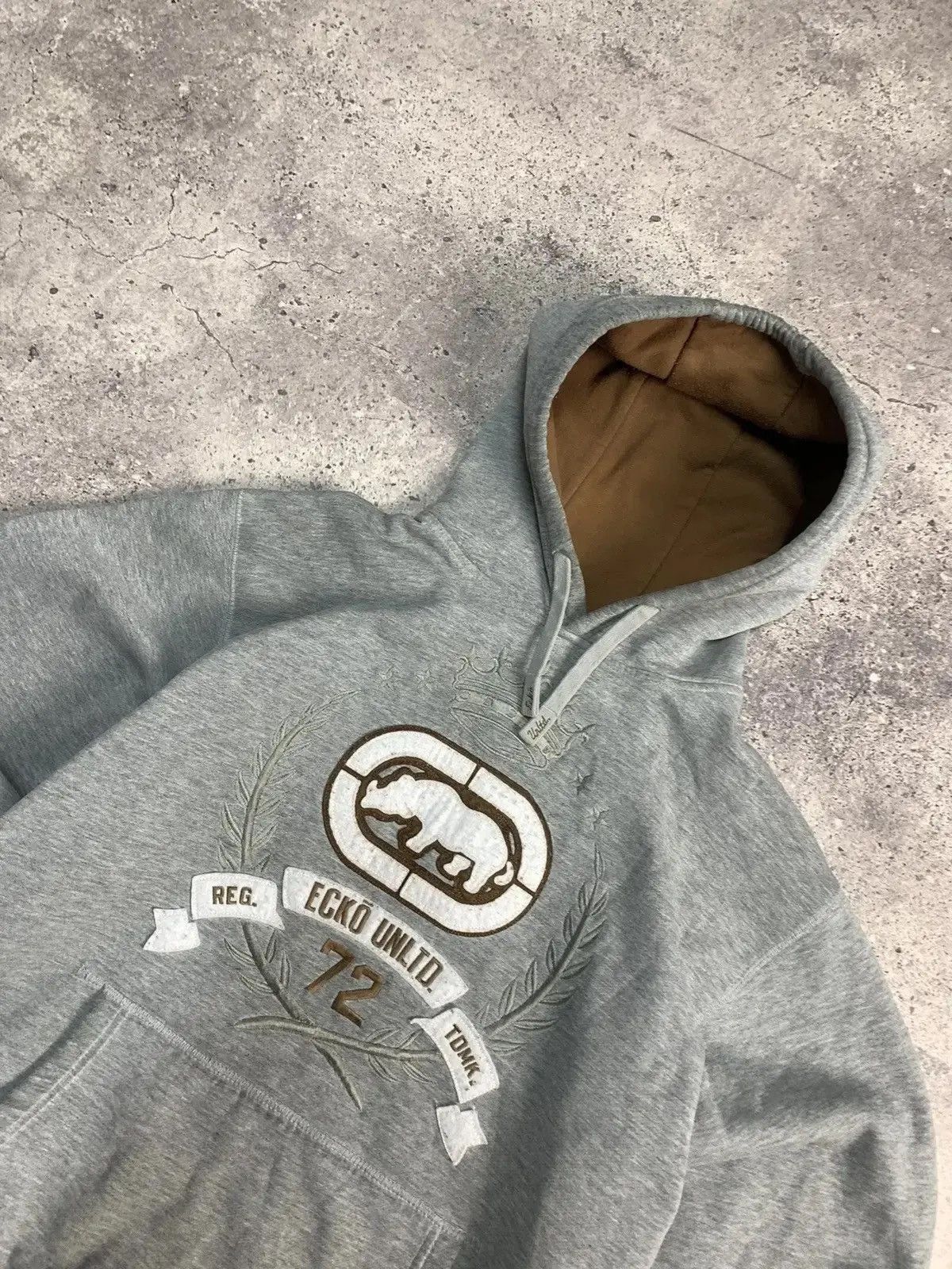 Japanese Brand × Vintage Vintage Hoodie Ecko street wear sk8 y2k faded Size US XL / EU 56 / 4 - 8 Thumbnail